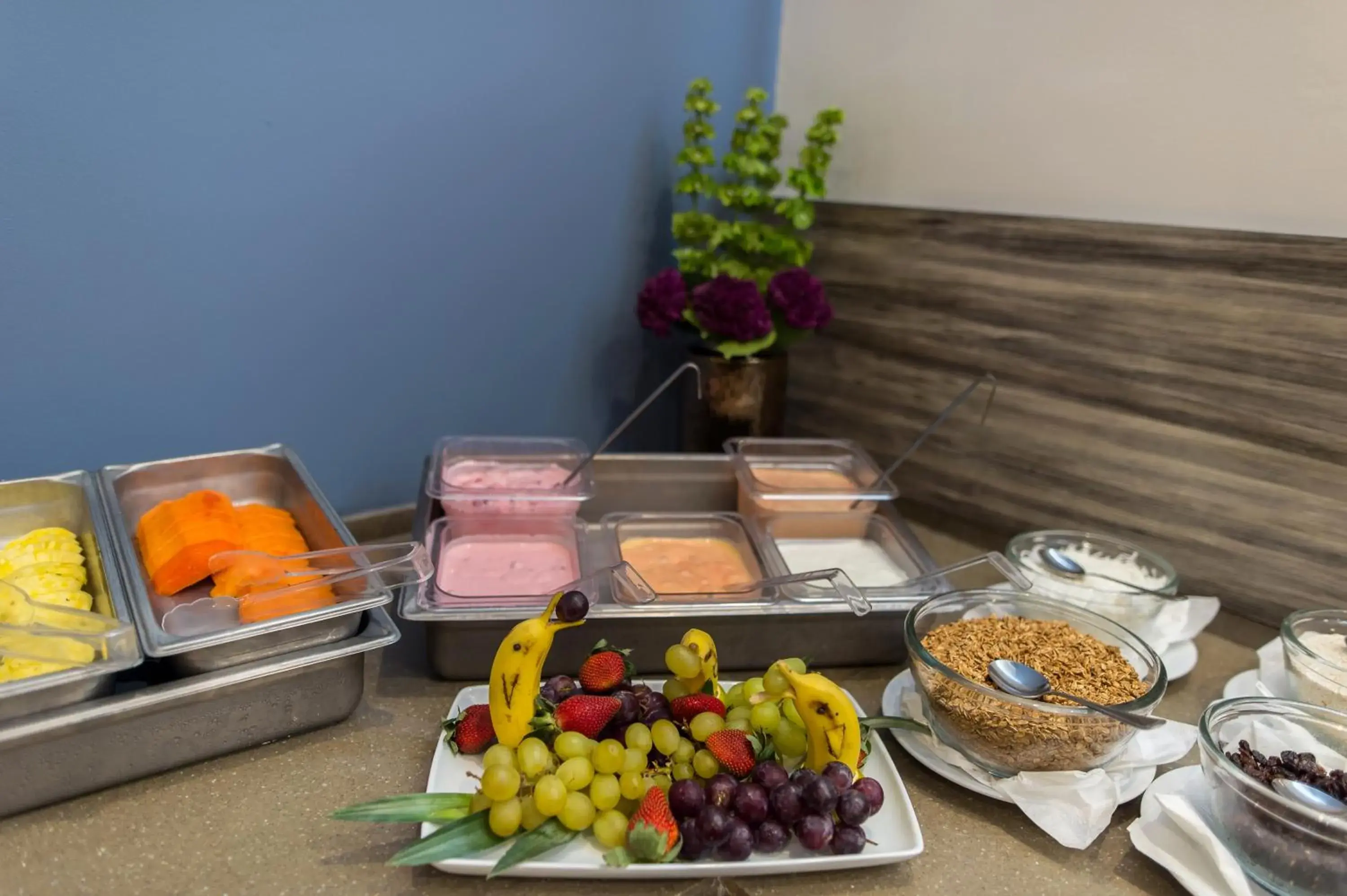 Buffet breakfast in Ocean View Beach Hotel Buffet breakfast in Ocean View Beach Hotel