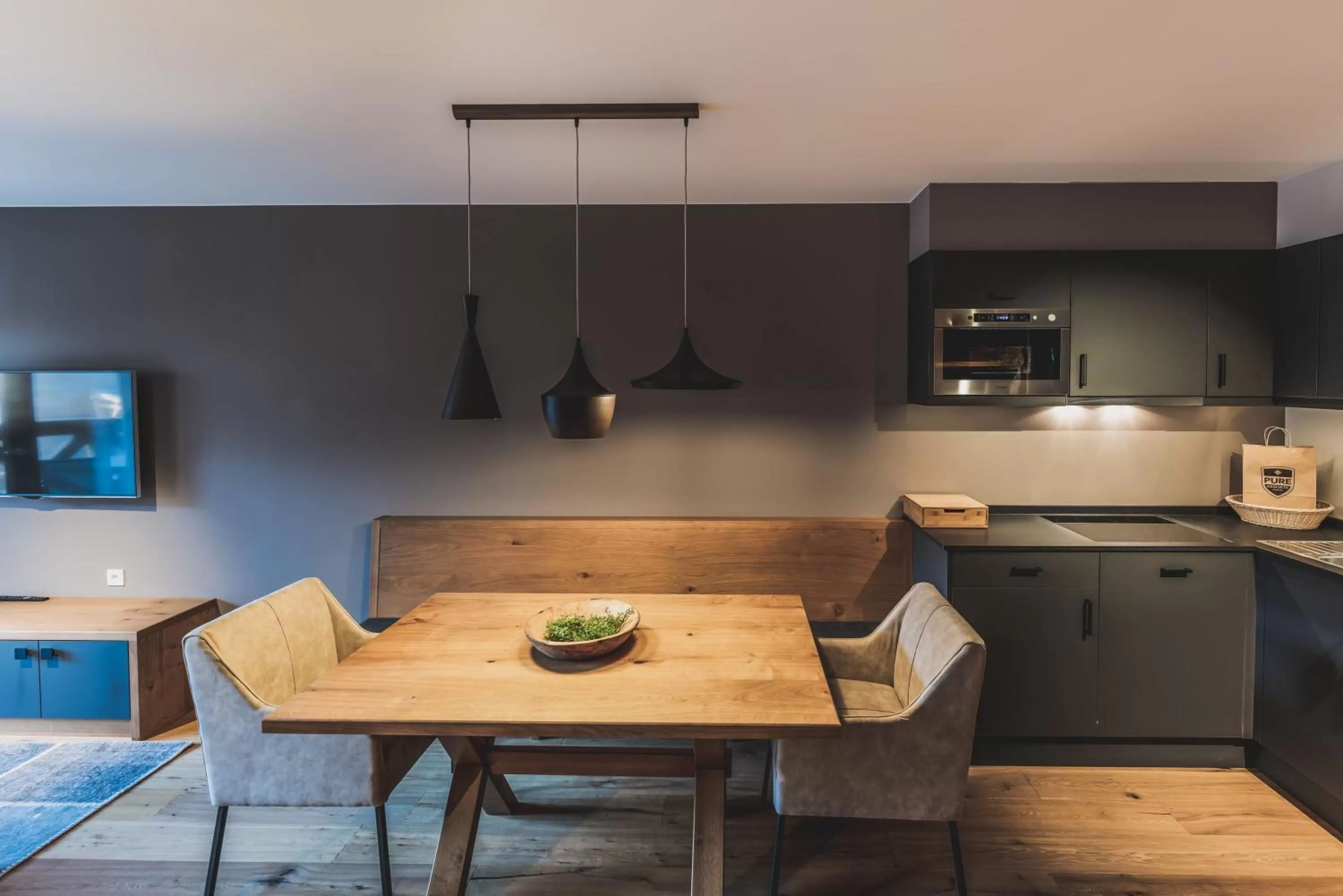 Kitchen or kitchenette, Kitchen/Kitchenette in PURE Resort Ehrwald