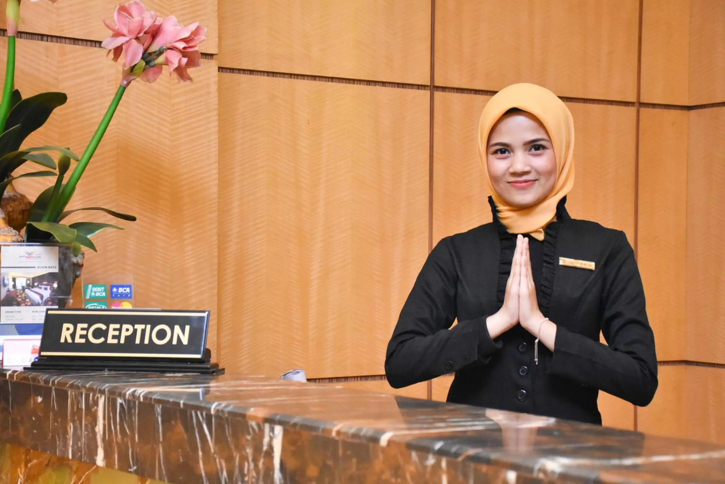 Staff in Grand Rocky Hotel Bukittinggi