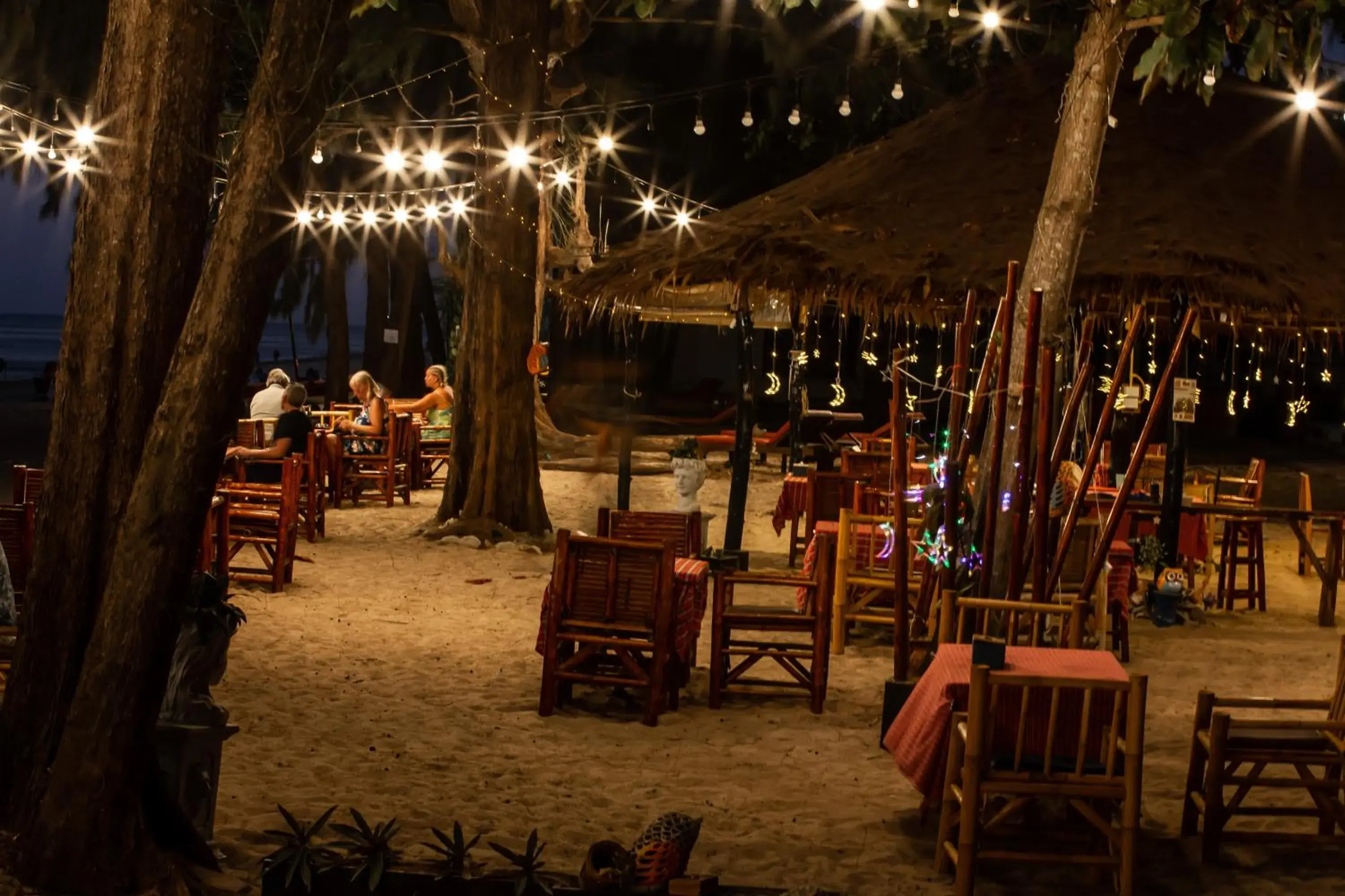 People, Restaurant/Places to Eat in Eco Lanta Hideaway Beach Resort