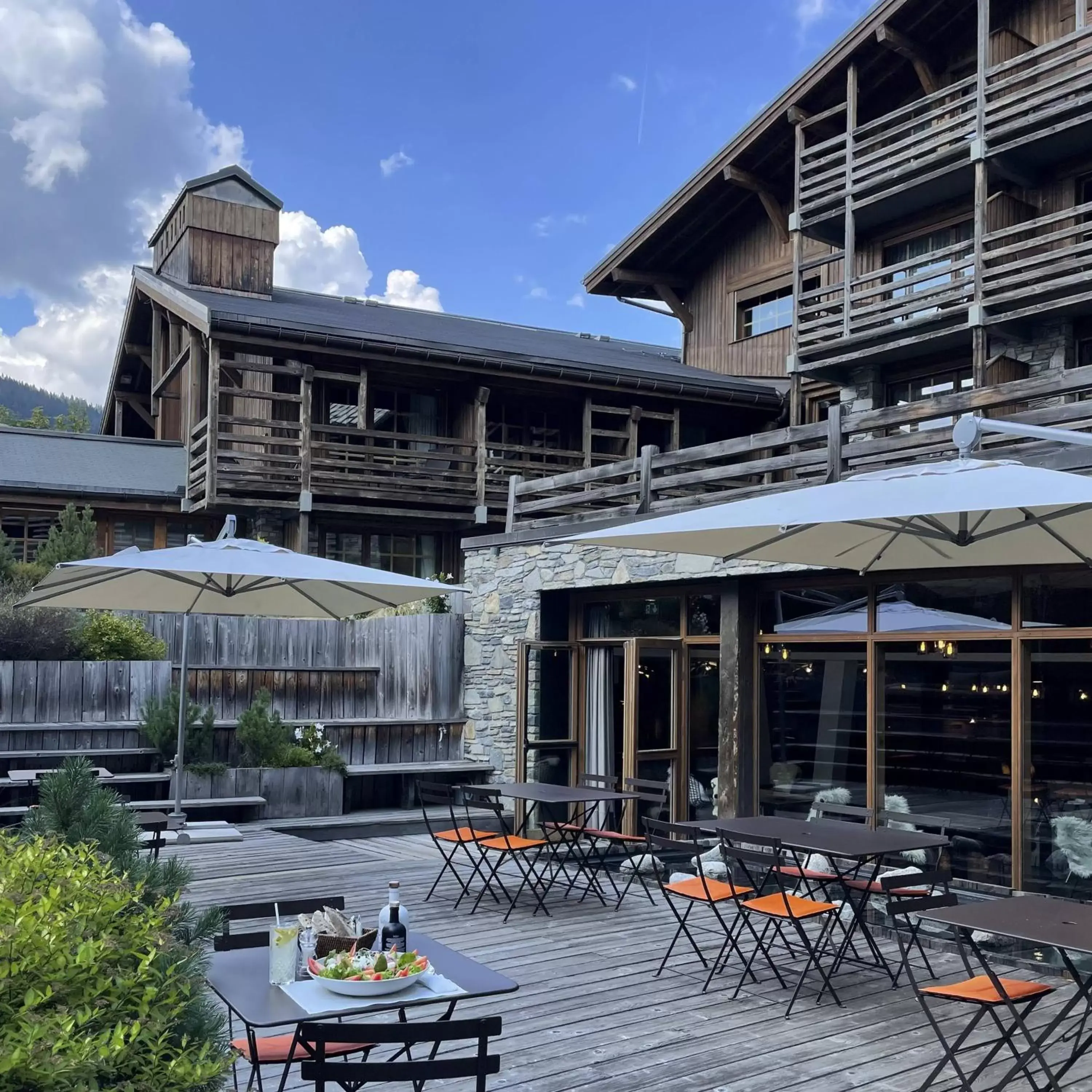 Balcony/Terrace, Property Building in M de Megève