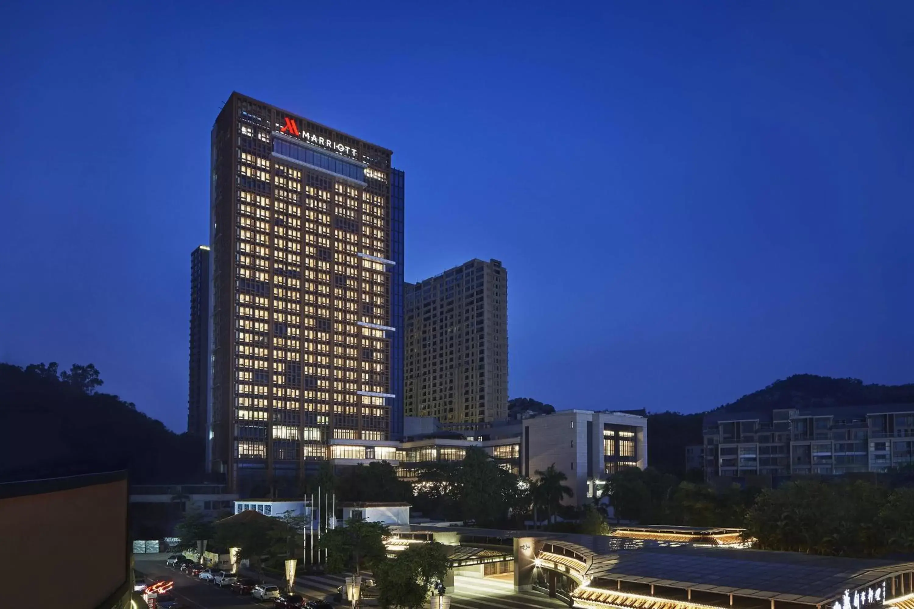 Property building in Zhuhai Marriott Hotel