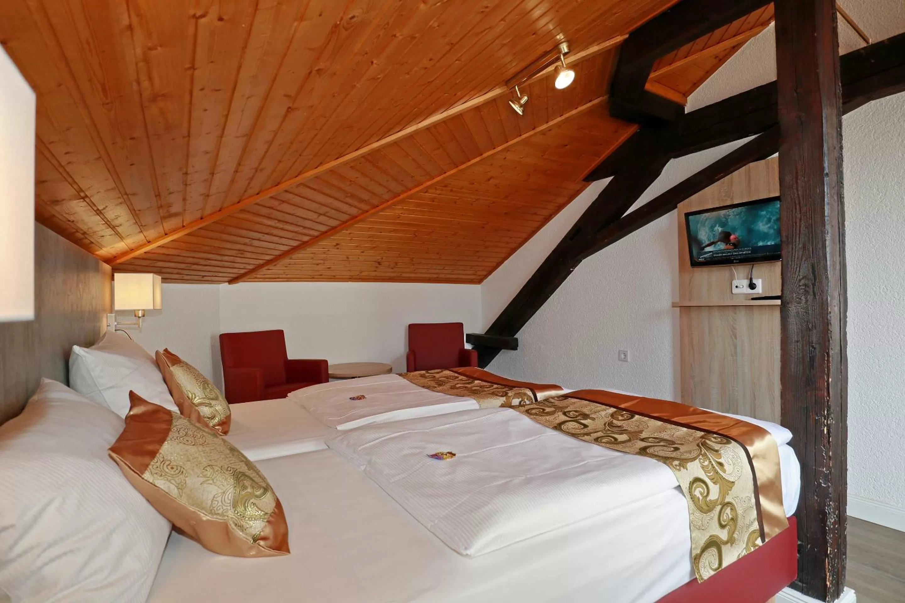 TV and multimedia, Bed in Hotel Danner