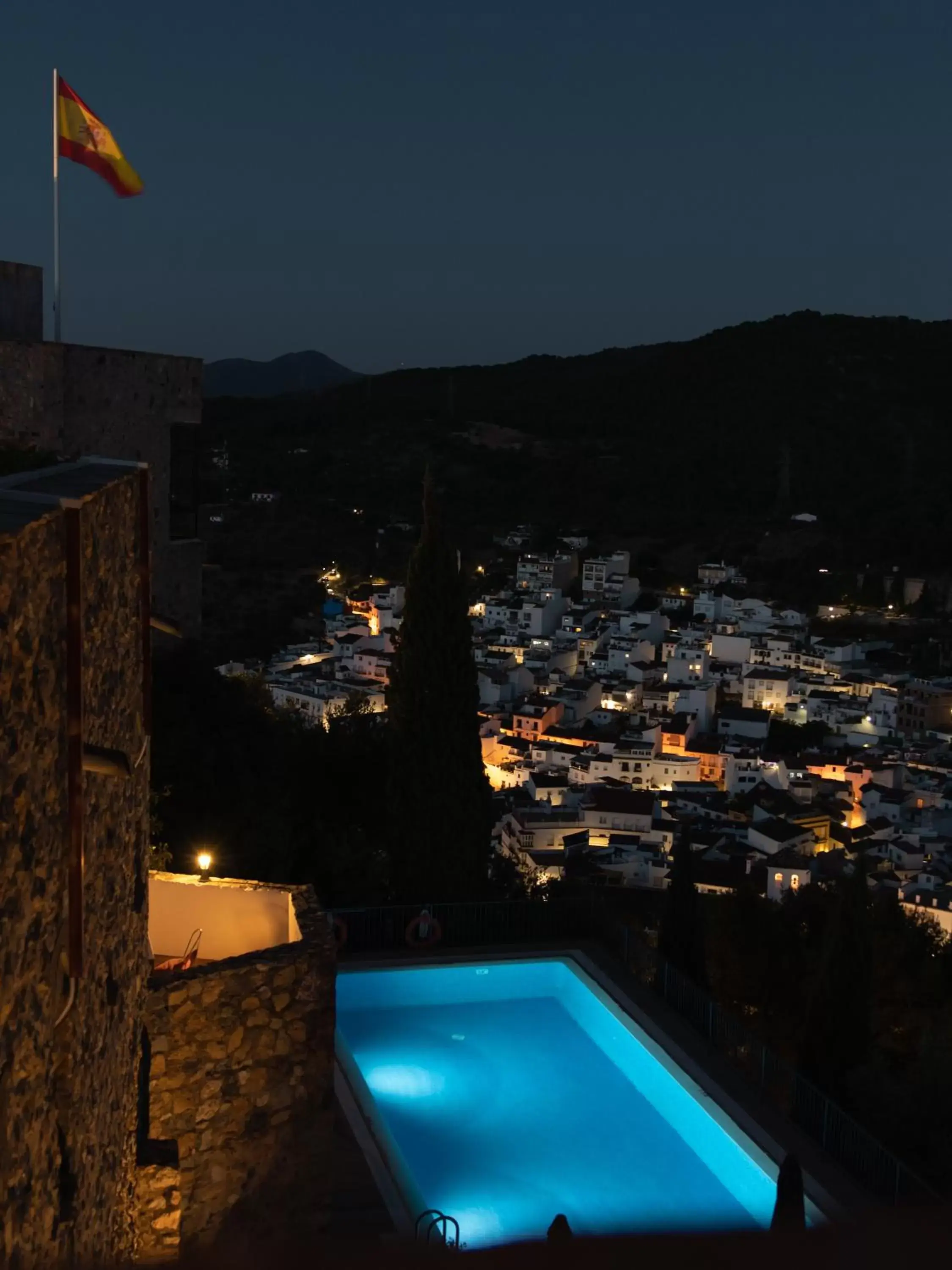 Pool View in Hotel Castillo de Monda