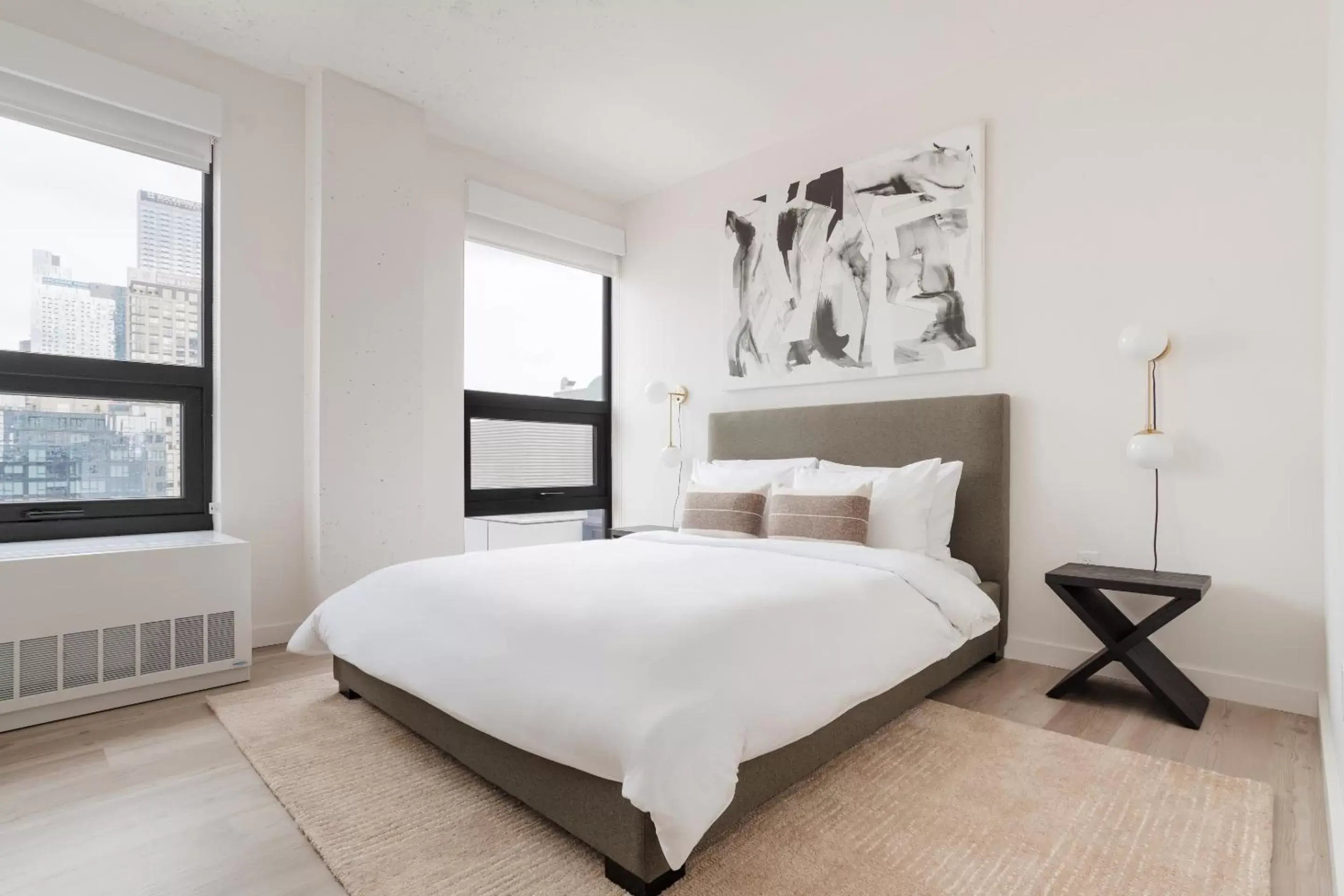 Living room, Bed in Sonder Court Square