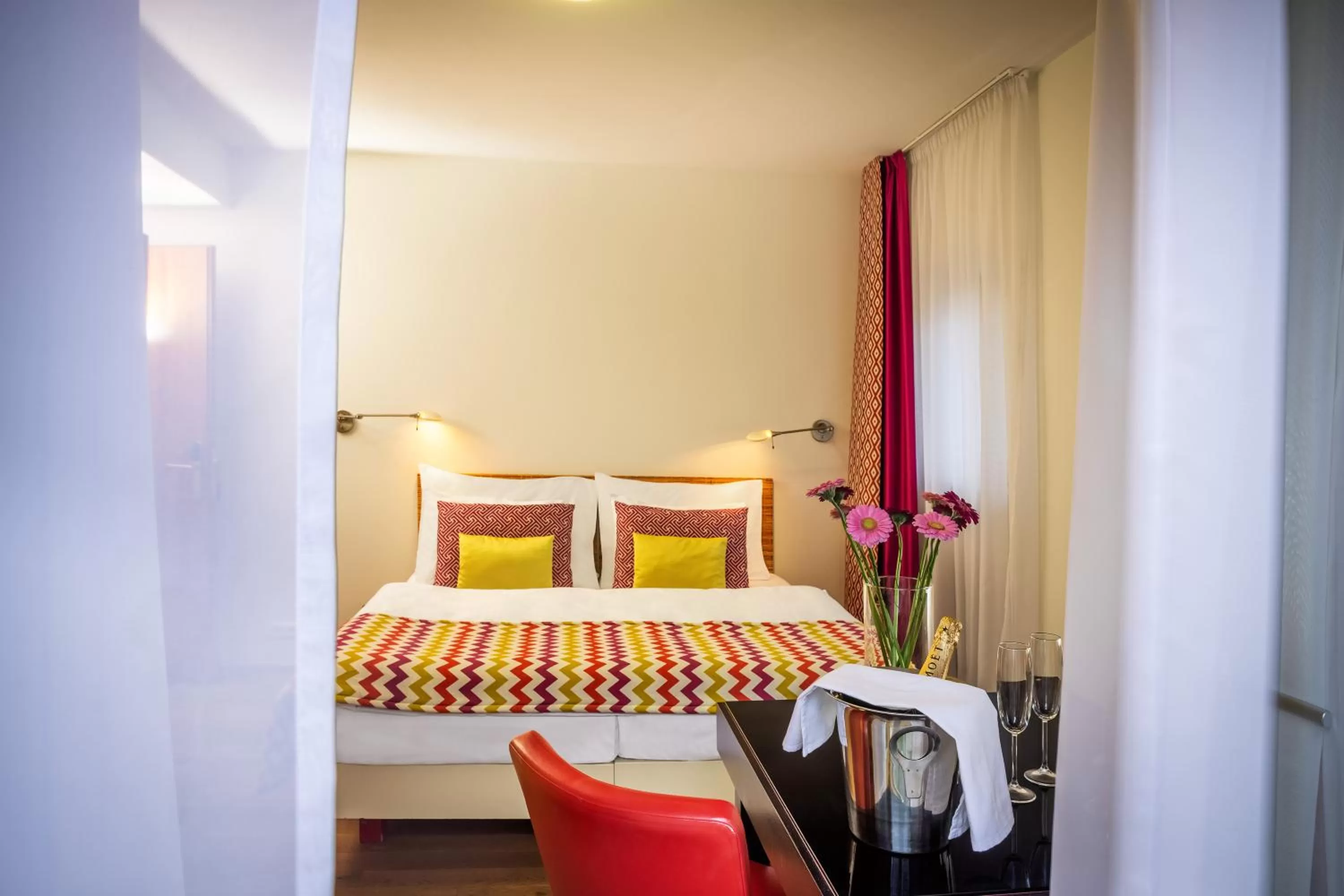 Bed in Bellevue Hotel Benešov