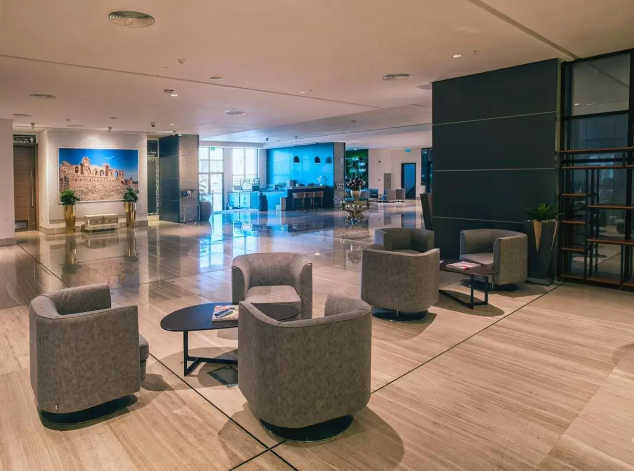 Lounge or bar, Lobby/Reception in Boulevard Hotel Oman