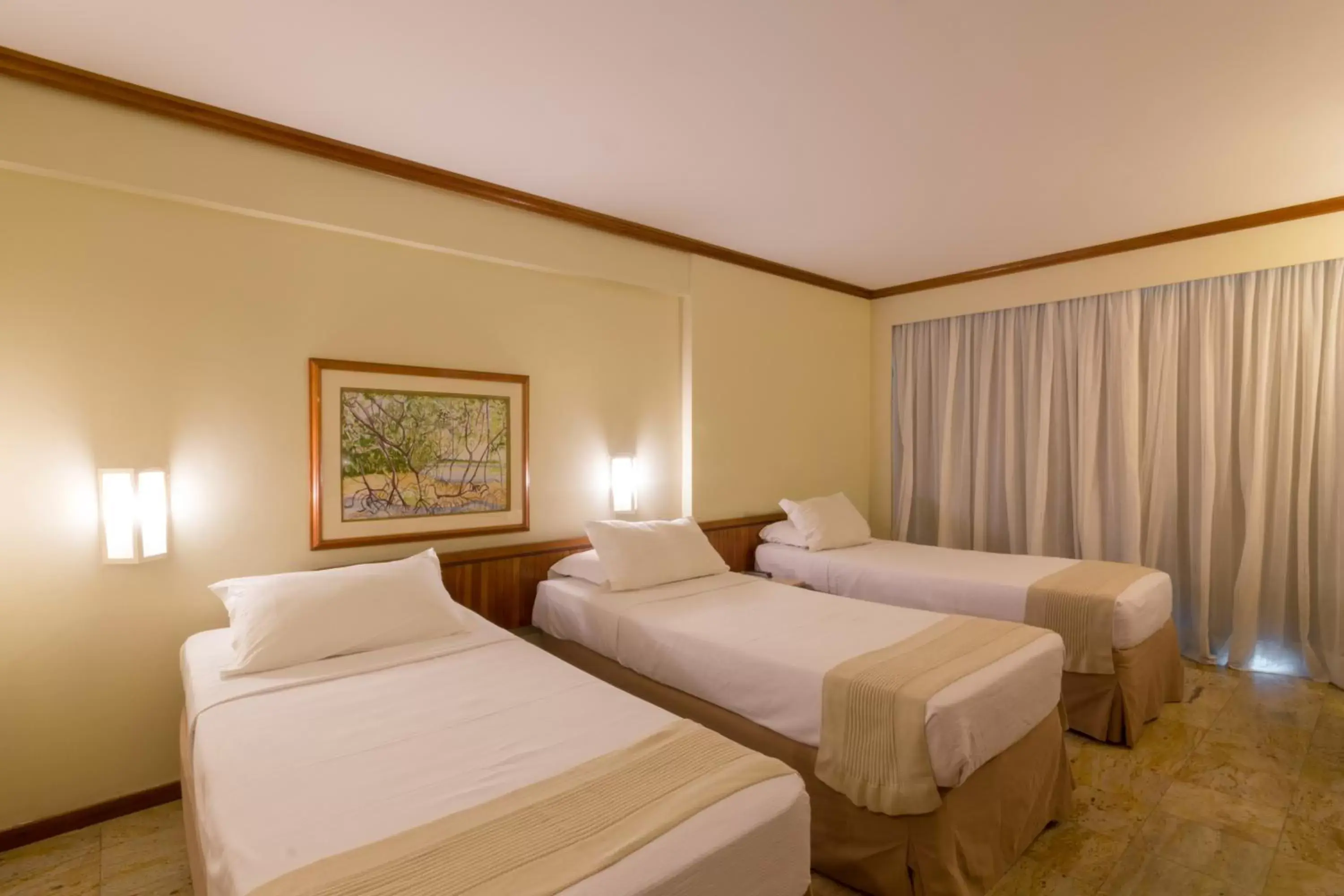 Bed in Hotel Atlante Plaza