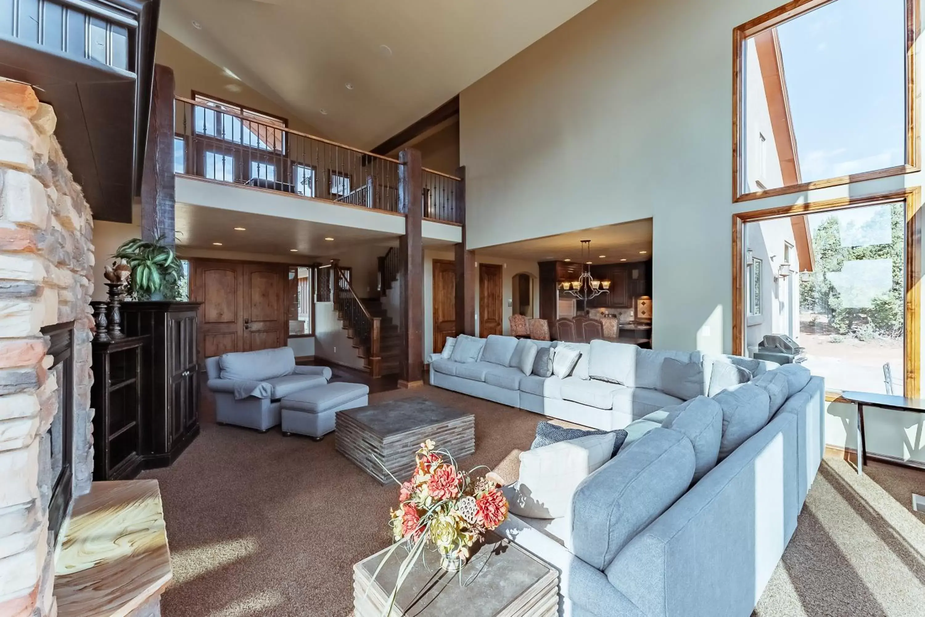 Seating Area in Zion Ponderosa Ranch Resort