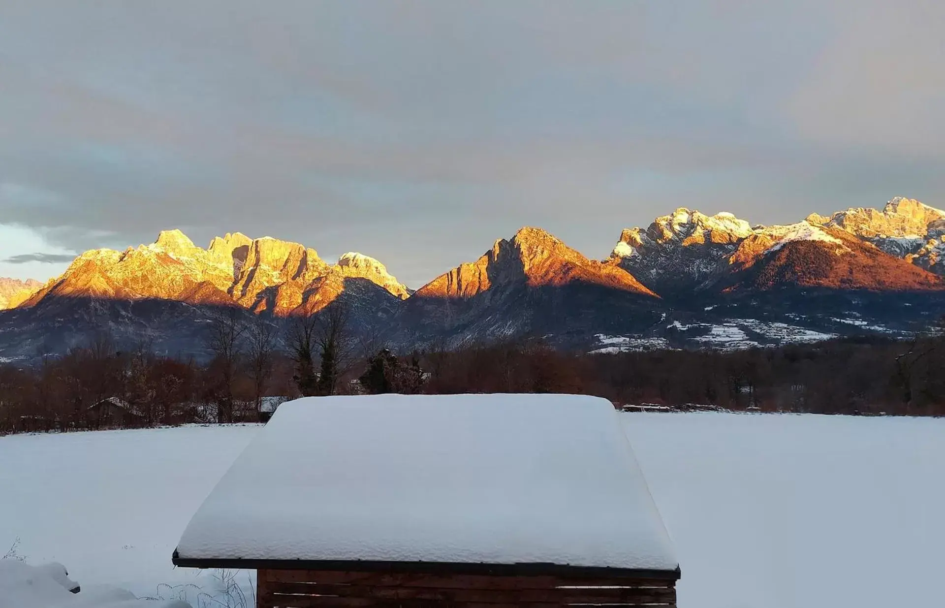 Natural landscape, Winter in Corte Varola B&B Zia Marisa