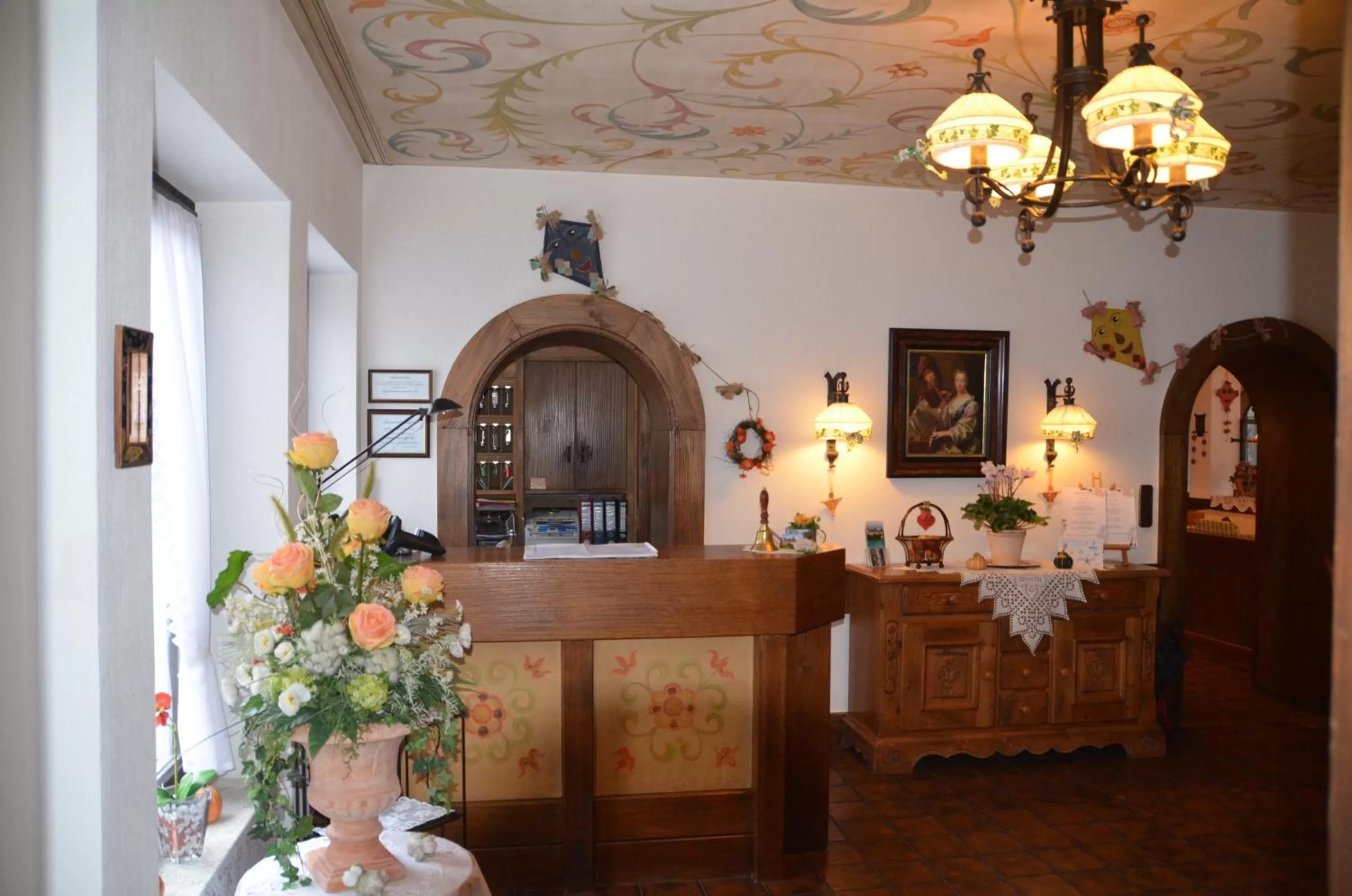 Lobby or reception in Hotel Sonnenhang