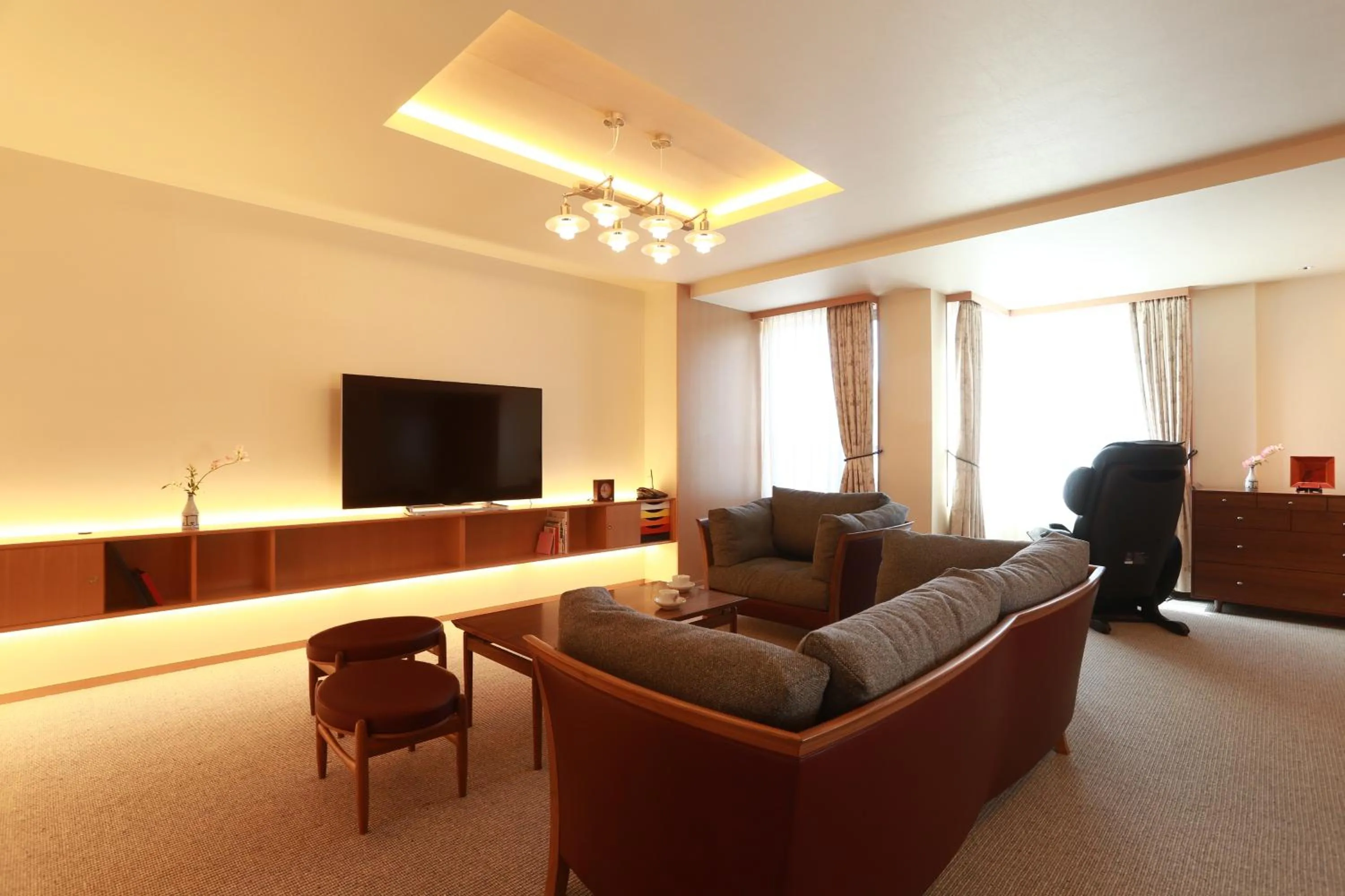 Living room in Honjin Hiranoya Kachoan