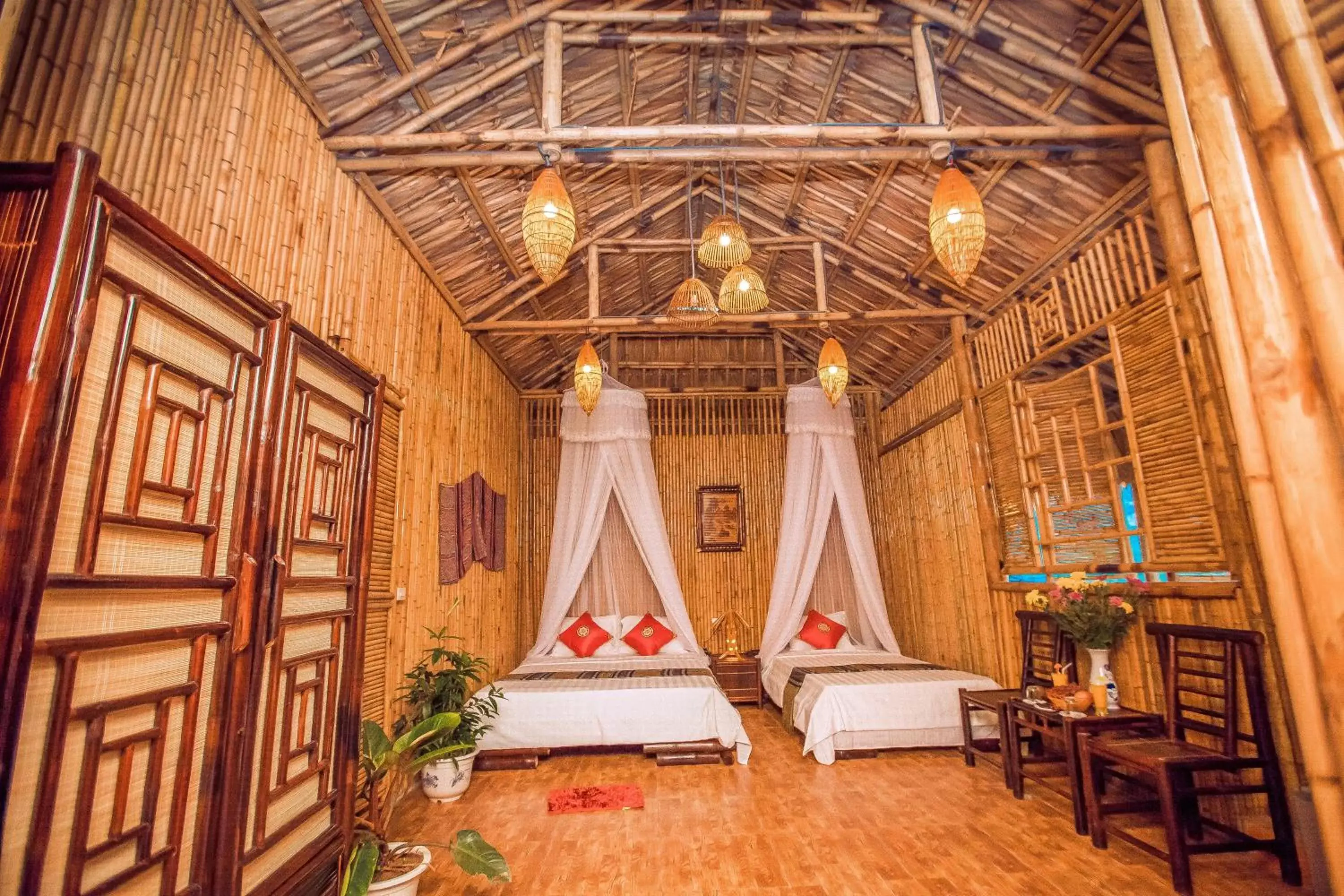 Photo of the whole room, Bed in Tam Coc Rice Fields Resort Photo of the whole room, Bed in Tam Coc Rice Fields Resort