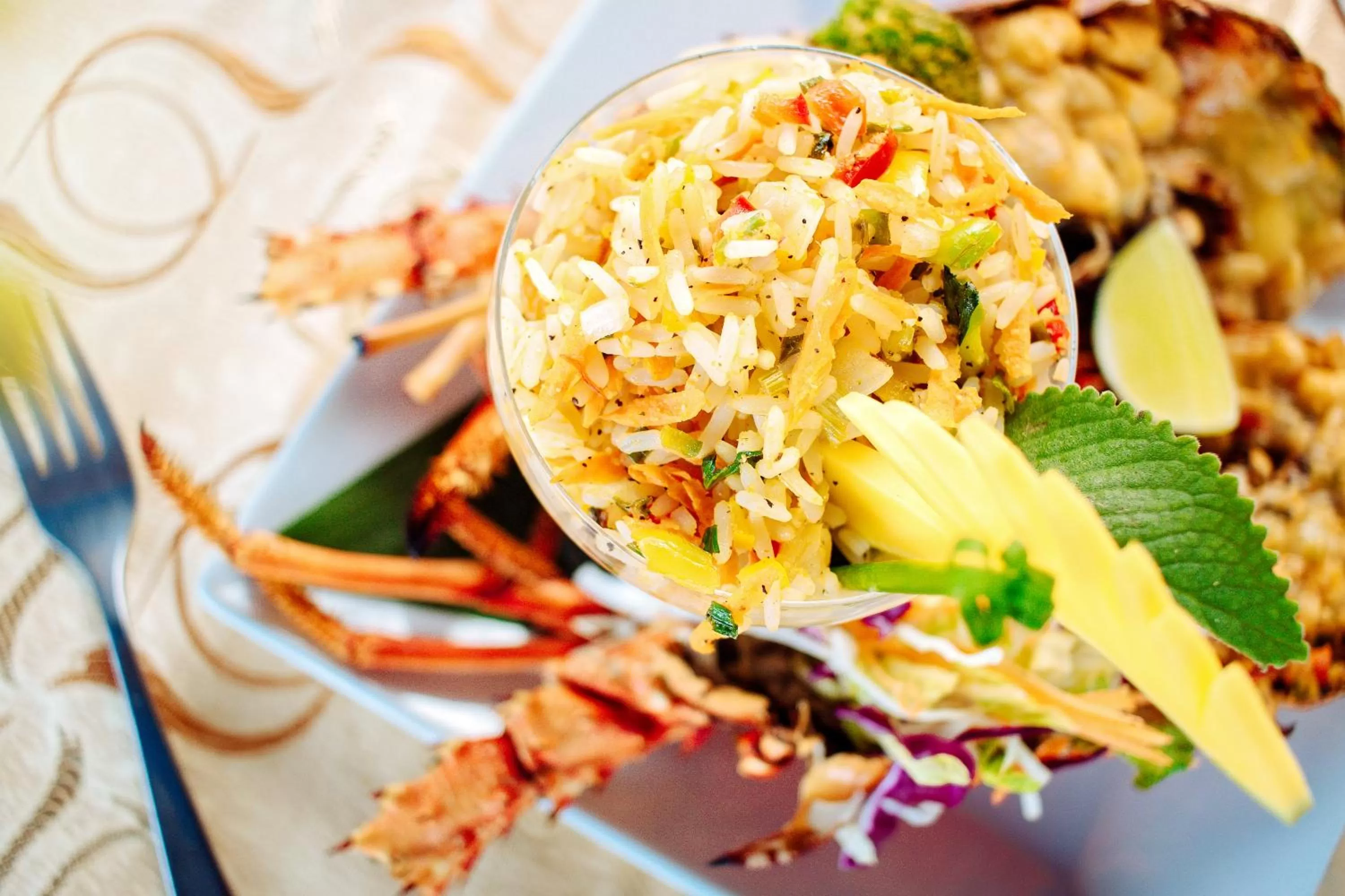 Food in Bay Gardens Hotel