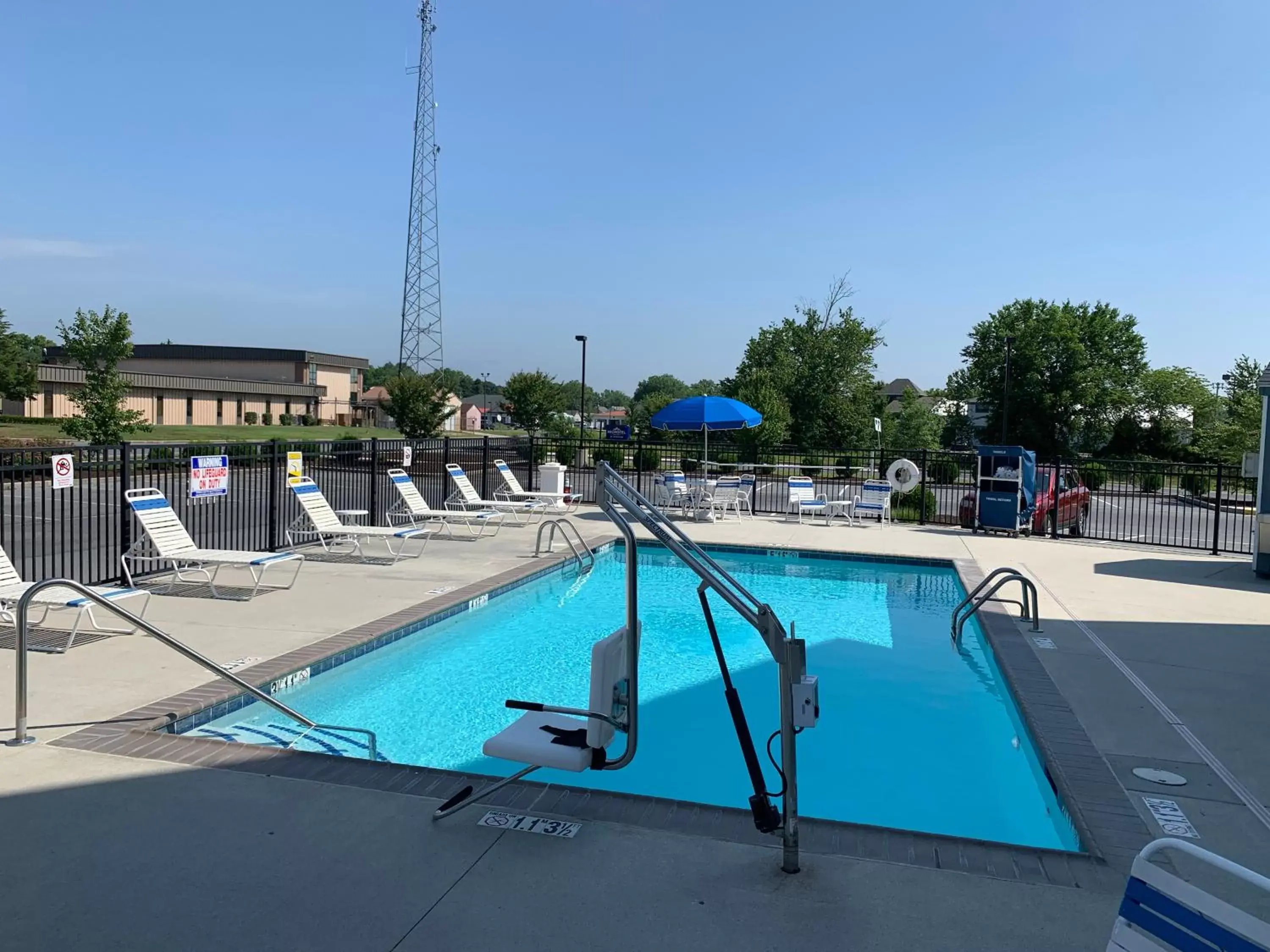 Swimming pool, Pool View in Microtel Inn & Suites by Wyndham Georgetown Delaware Beaches