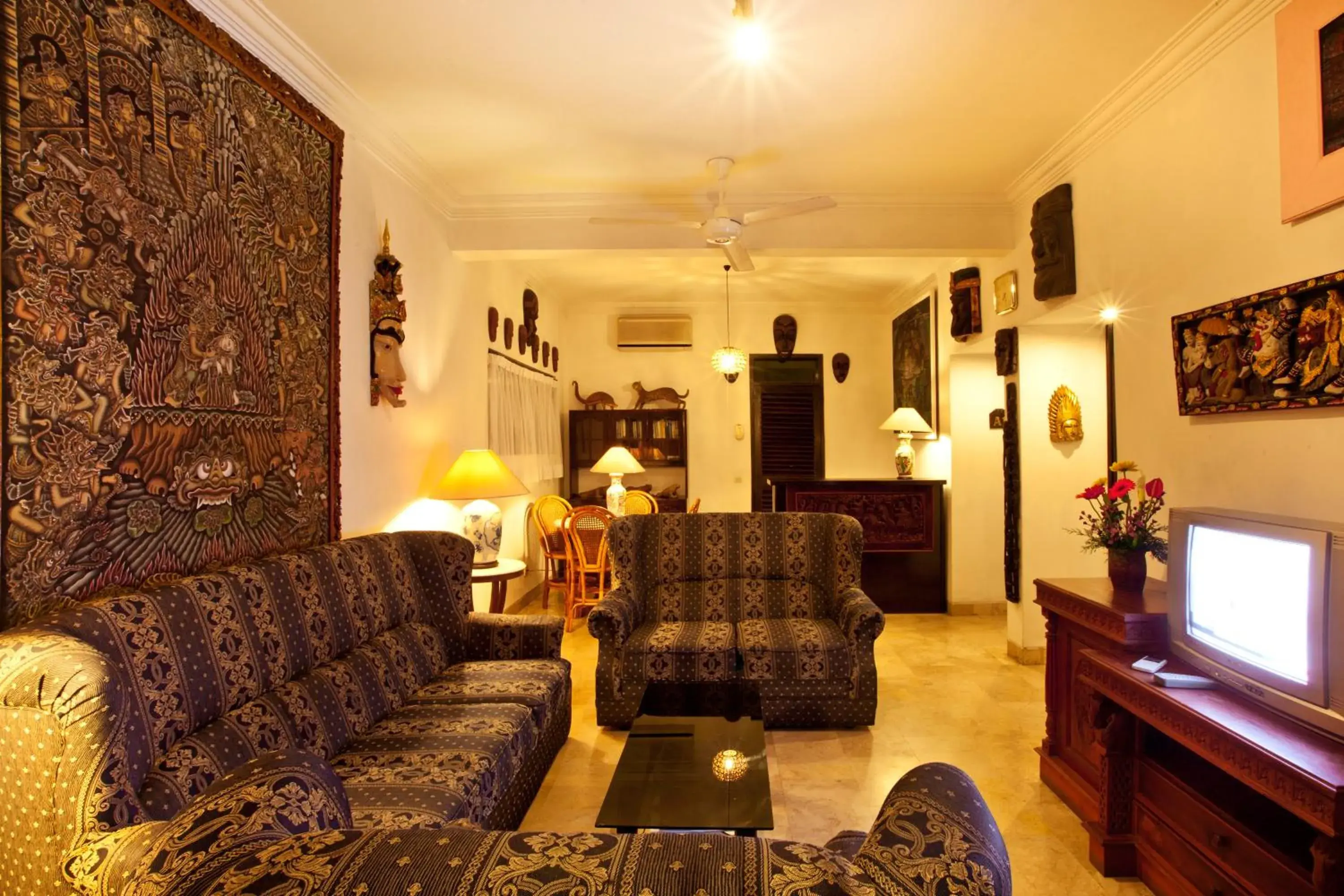 Living room, Seating Area in Hotel Palm Garden Bali