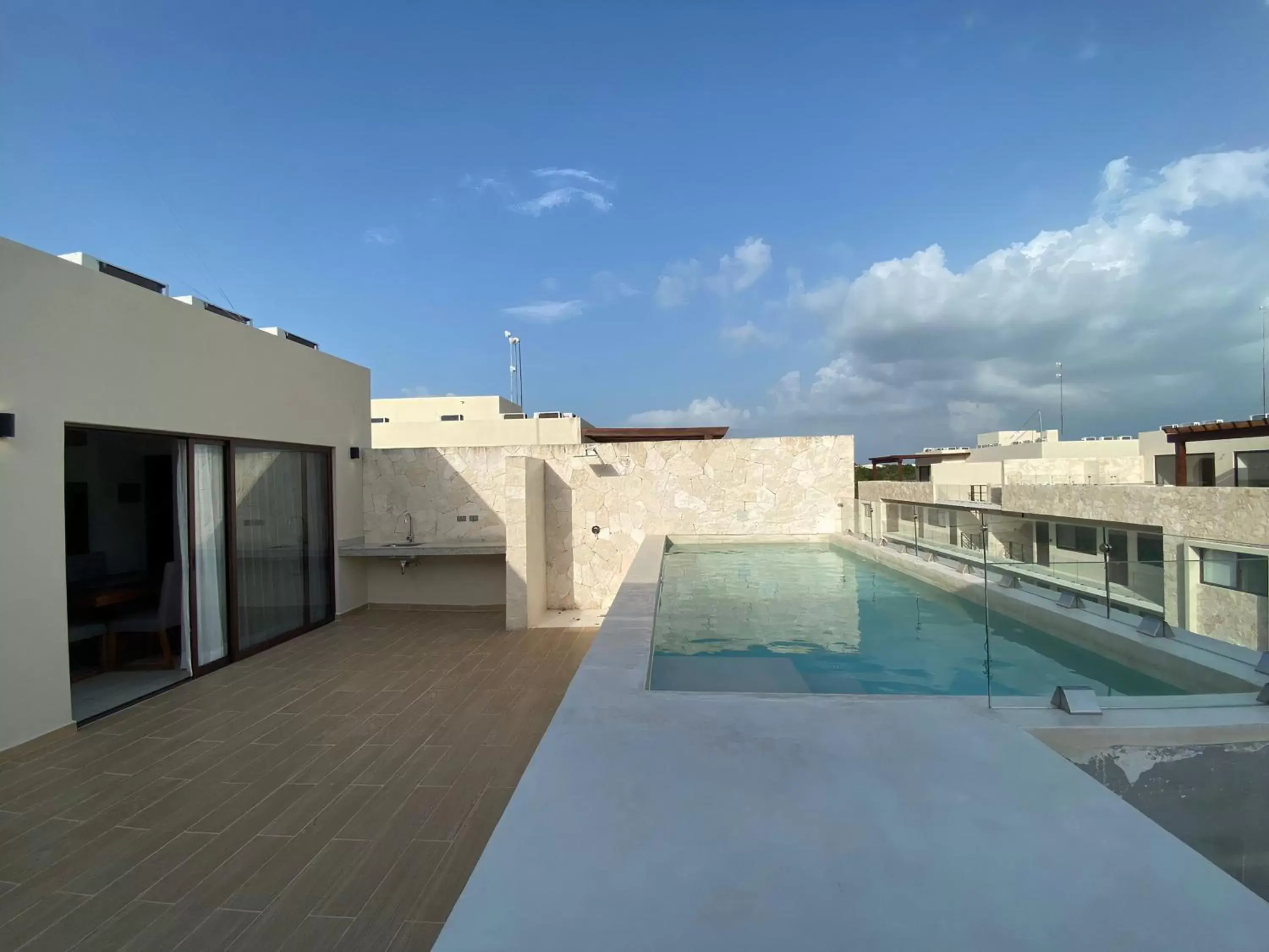 Off site, Swimming Pool in Apartment and Penthouse Blue Luxury Kukulkan Tulum