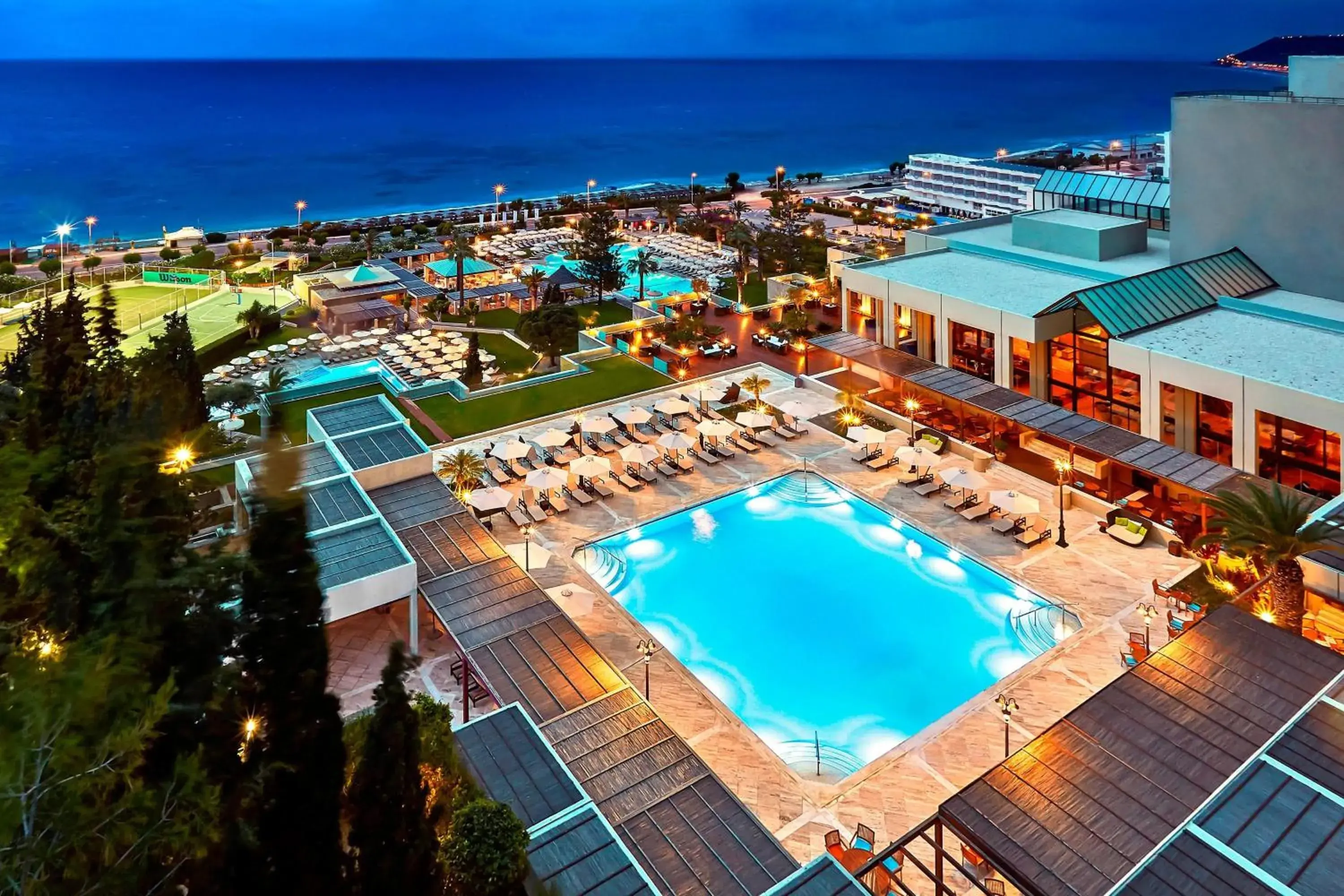 Property building, Pool View in Sheraton Rhodes Resort
