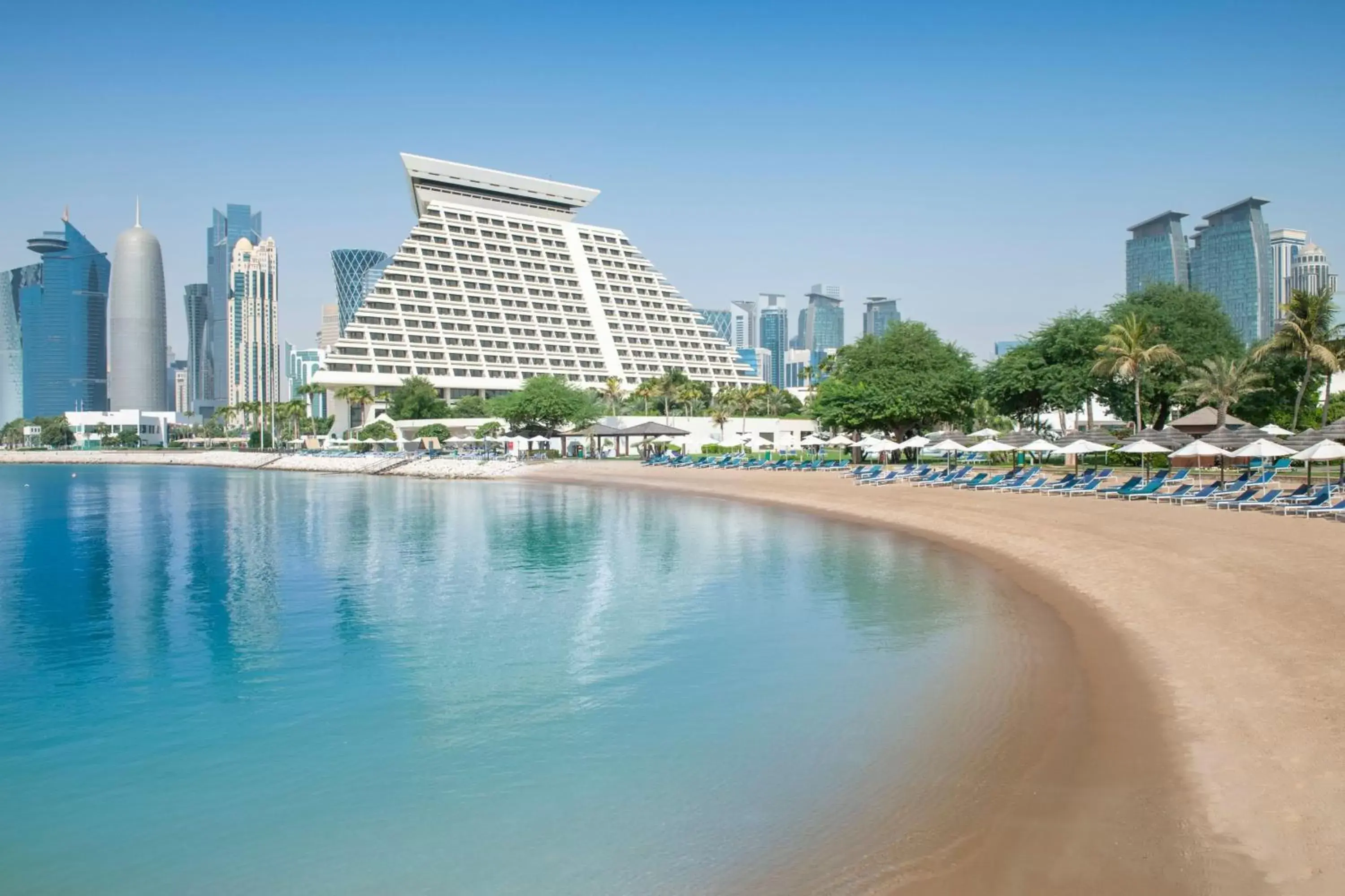 Beach, Property Building in Sheraton Grand Doha Resort & Convention Hotel