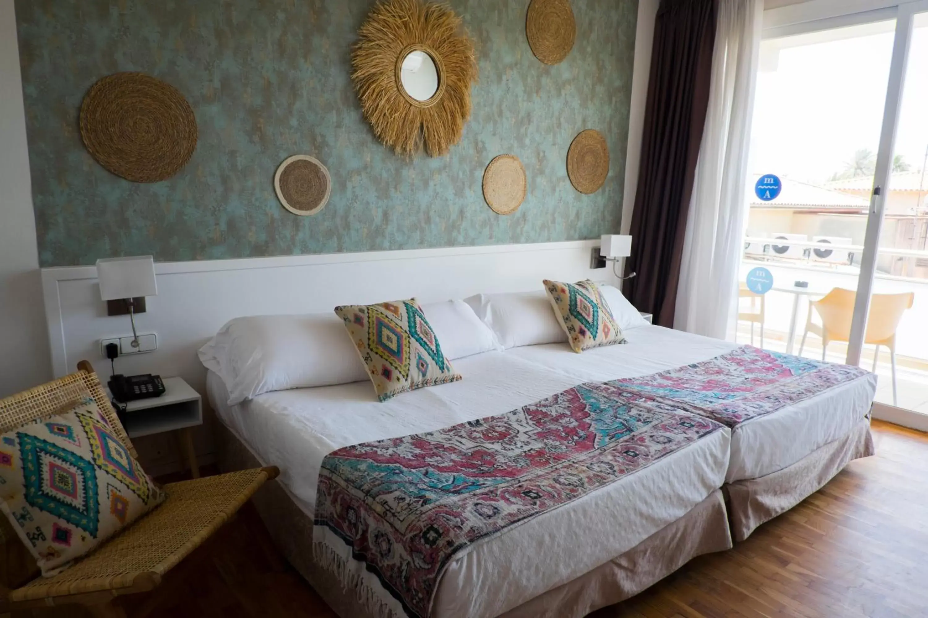 Bed in Hotel Subur Maritim