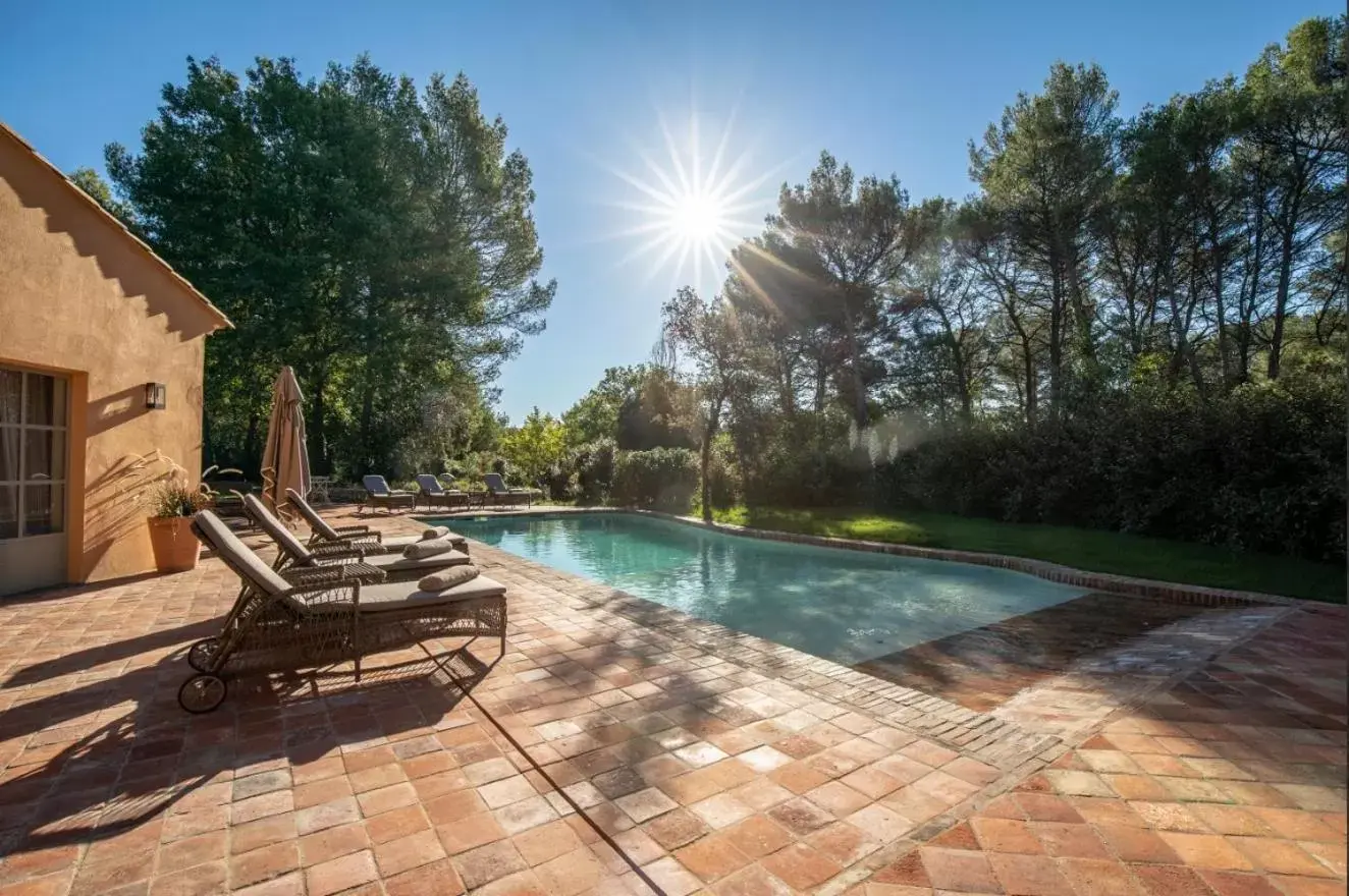 Swimming Pool in Château de Berne