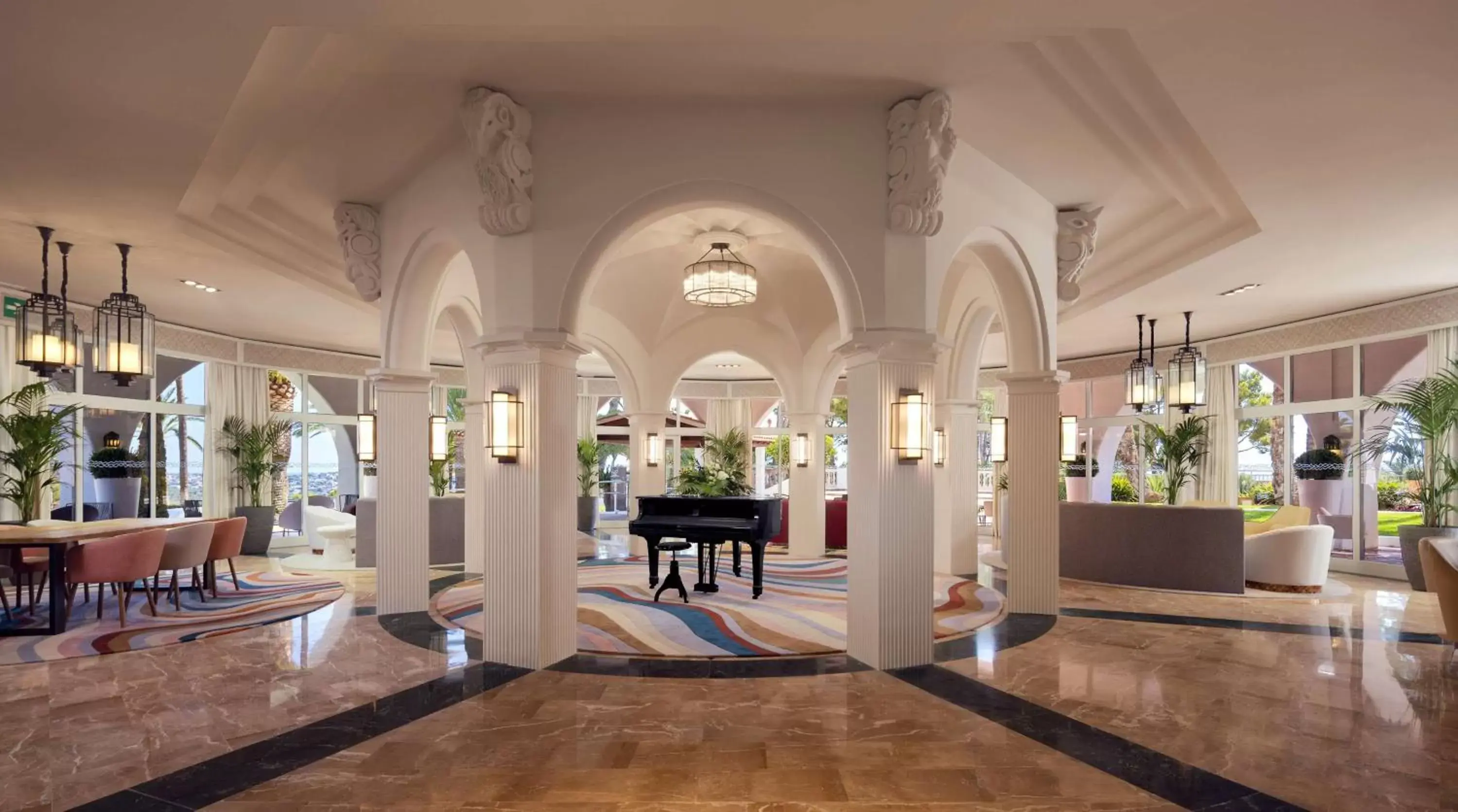 Lobby or reception in Hilton Mallorca Galatzo