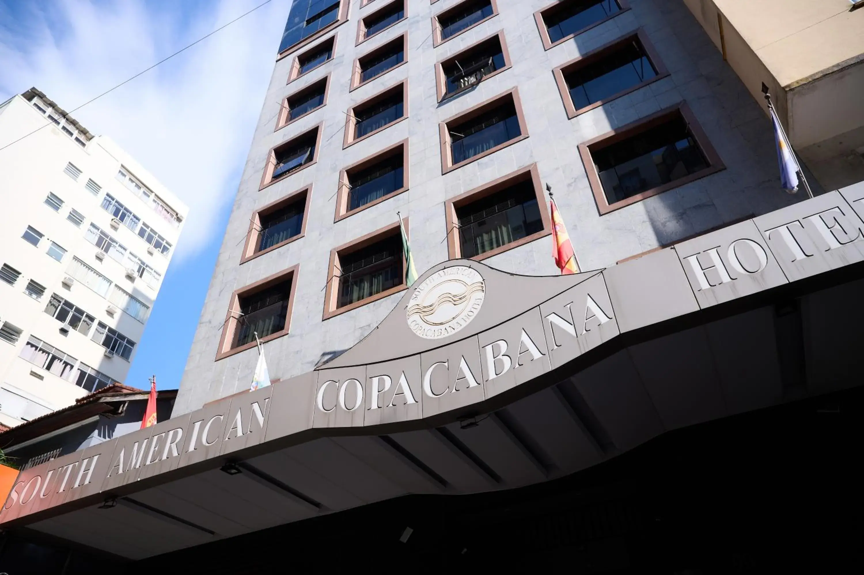 Property Building in South American Copacabana Hotel