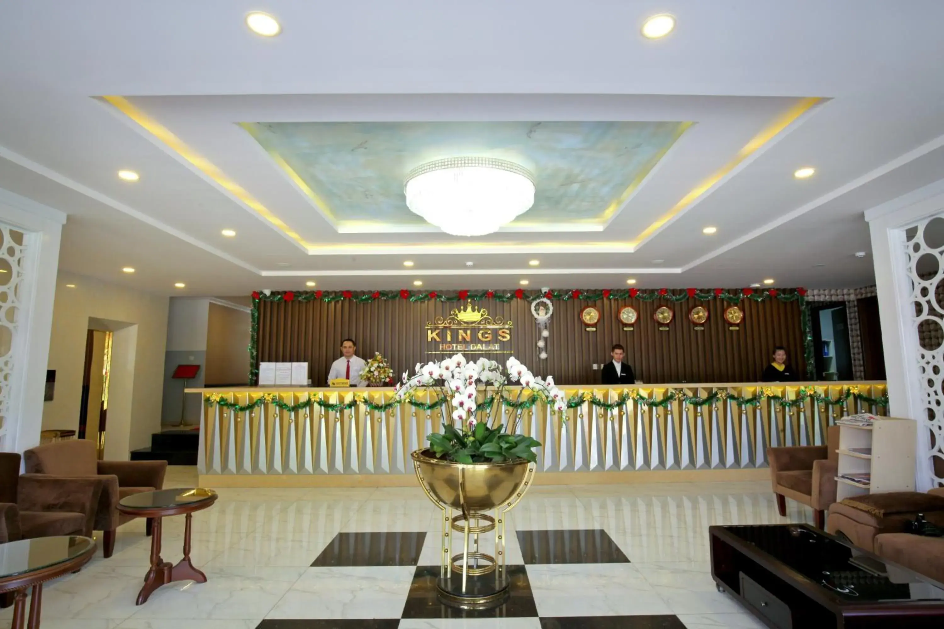 Lobby or reception, Banquet Facilities in Kings Hotel Dalat