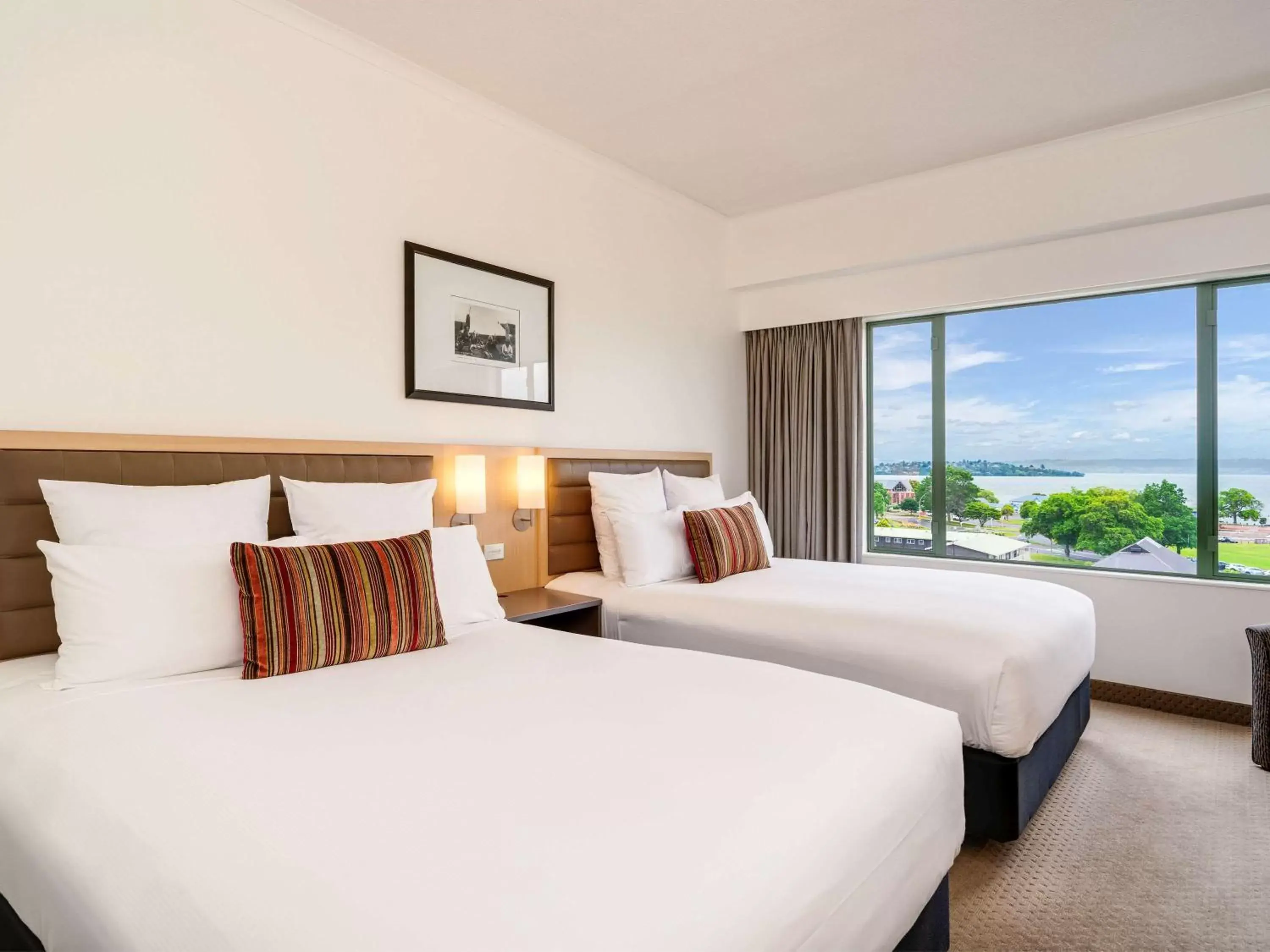 Photo of the whole room, Bed in Novotel Rotorua Lakeside