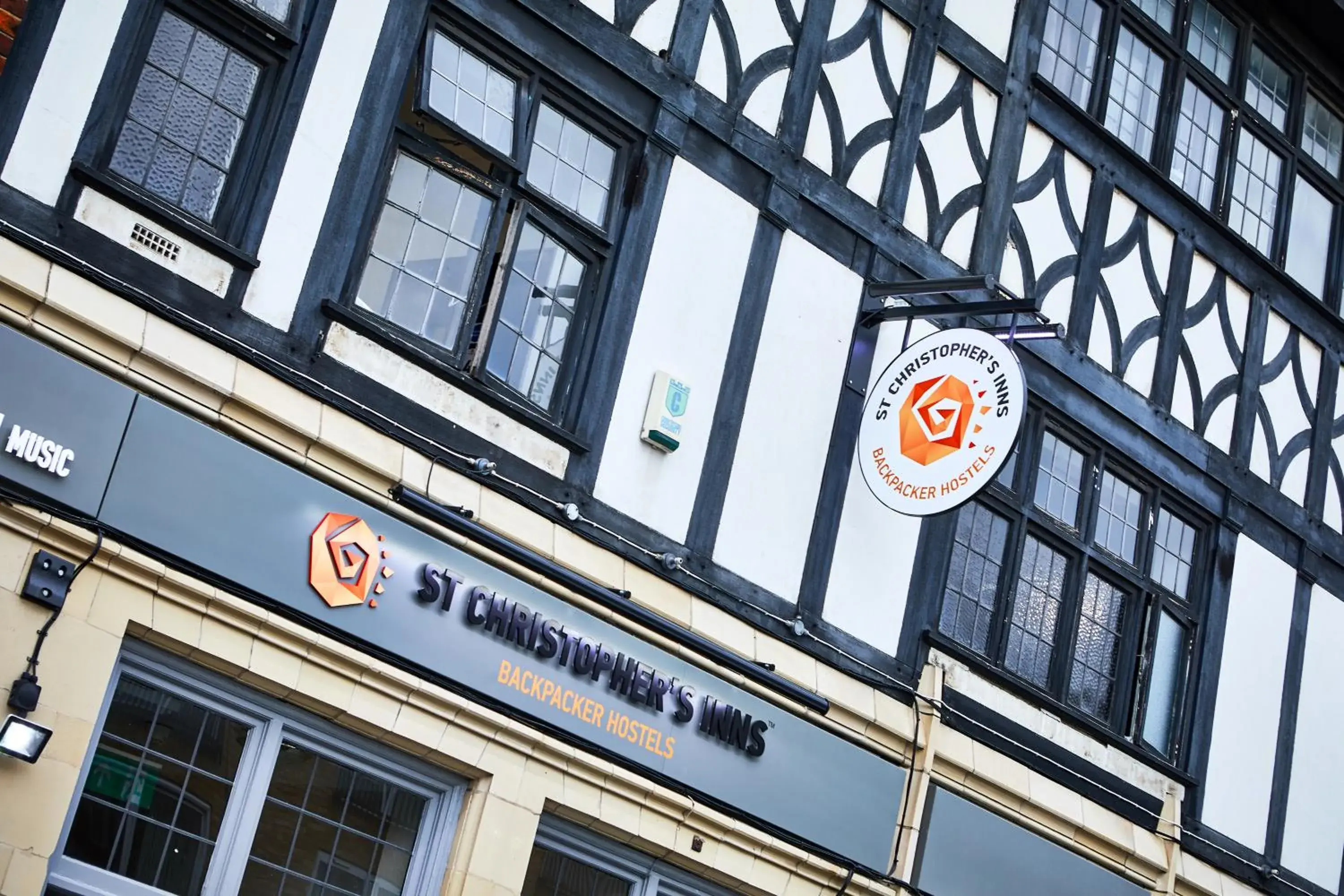 Facade/entrance in St Christopher's Inn Camden Facade/entrance in St Christopher's Inn Camden