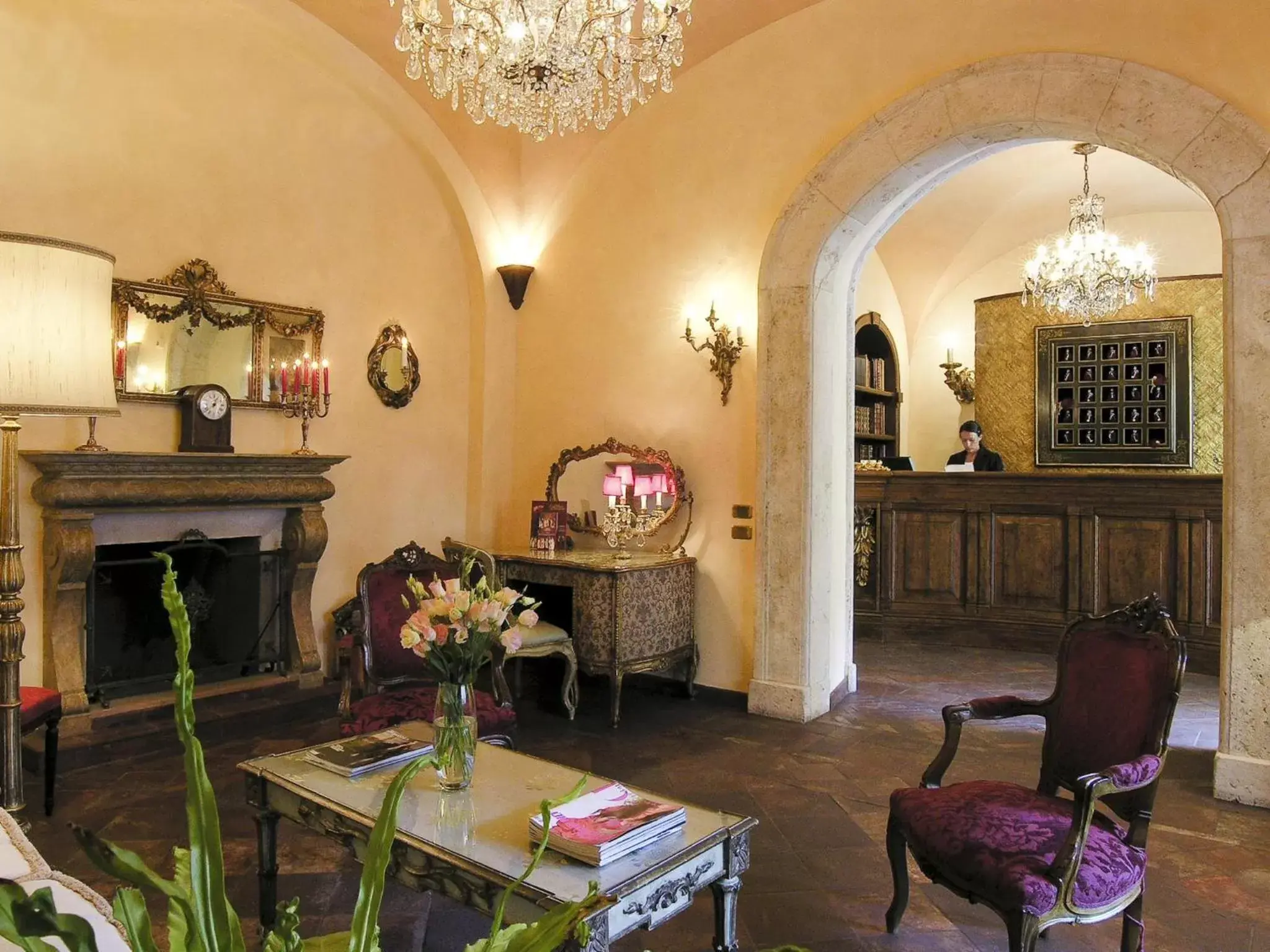 Lobby or reception in Boutique Hotel Campo de' Fiori Lobby or reception in Boutique Hotel Campo de' Fiori