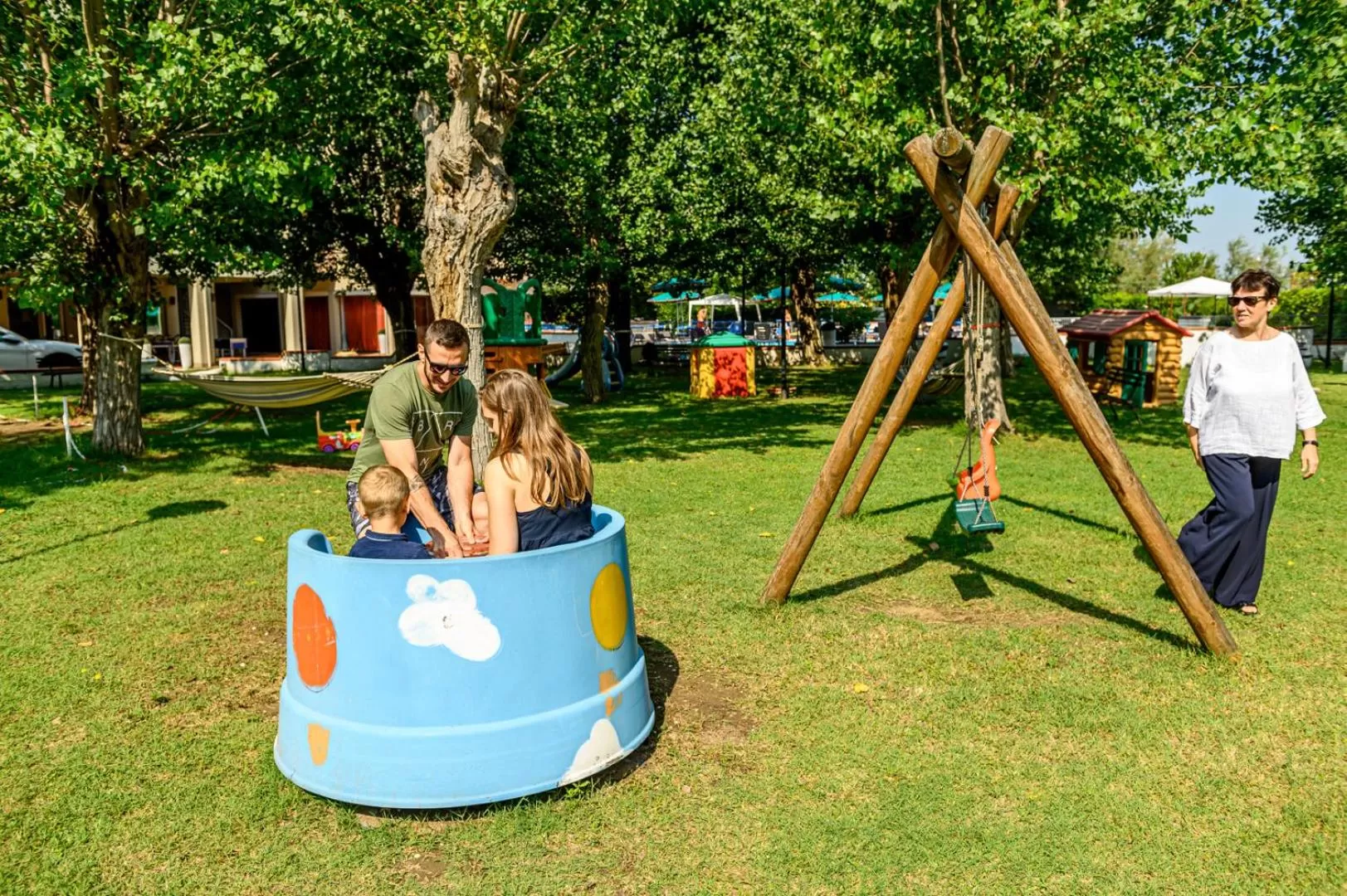 Children play ground in Hotel St Gregory Park