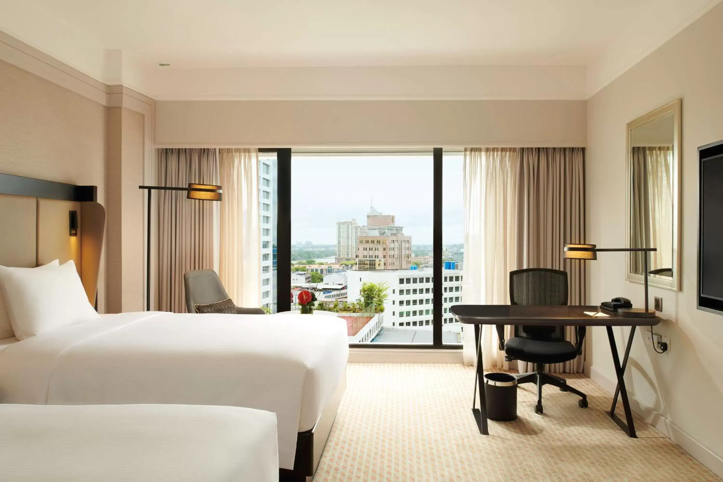 Bedroom in Hilton Kuching Hotel