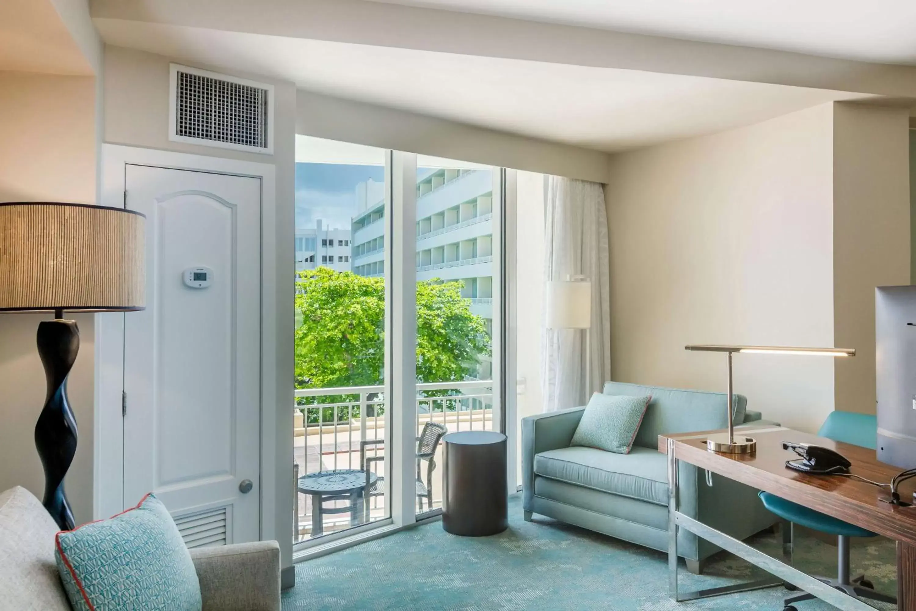 Living room, Seating Area in Caribe Hilton