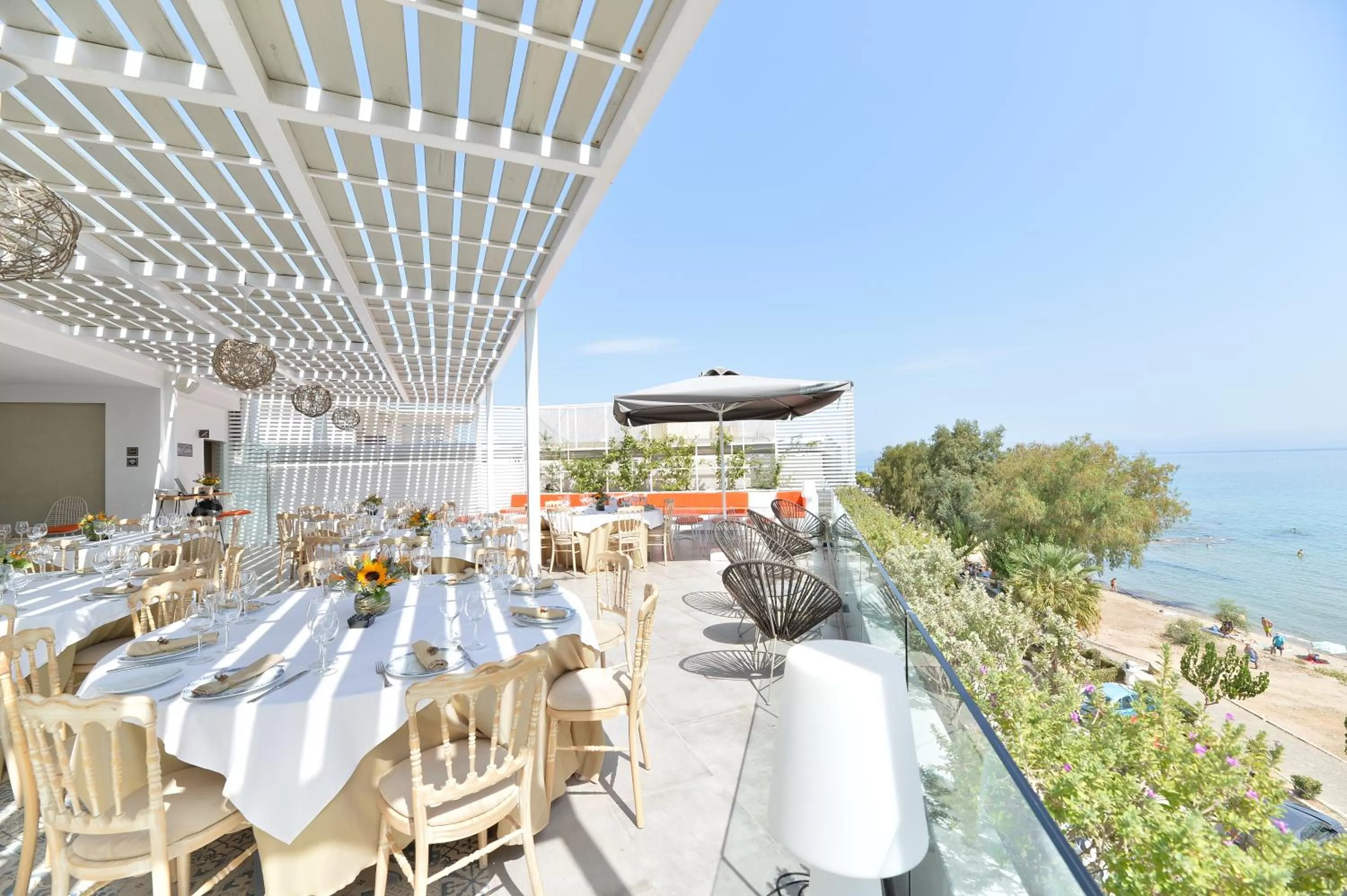 Balcony/Terrace in Seasabelle Hotel near Athens Airport