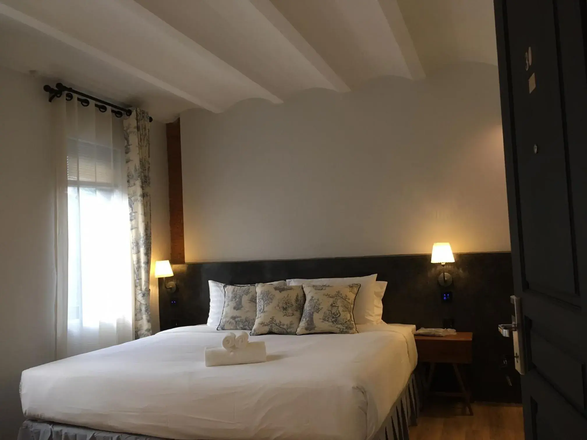 Bed in Hotel Noir