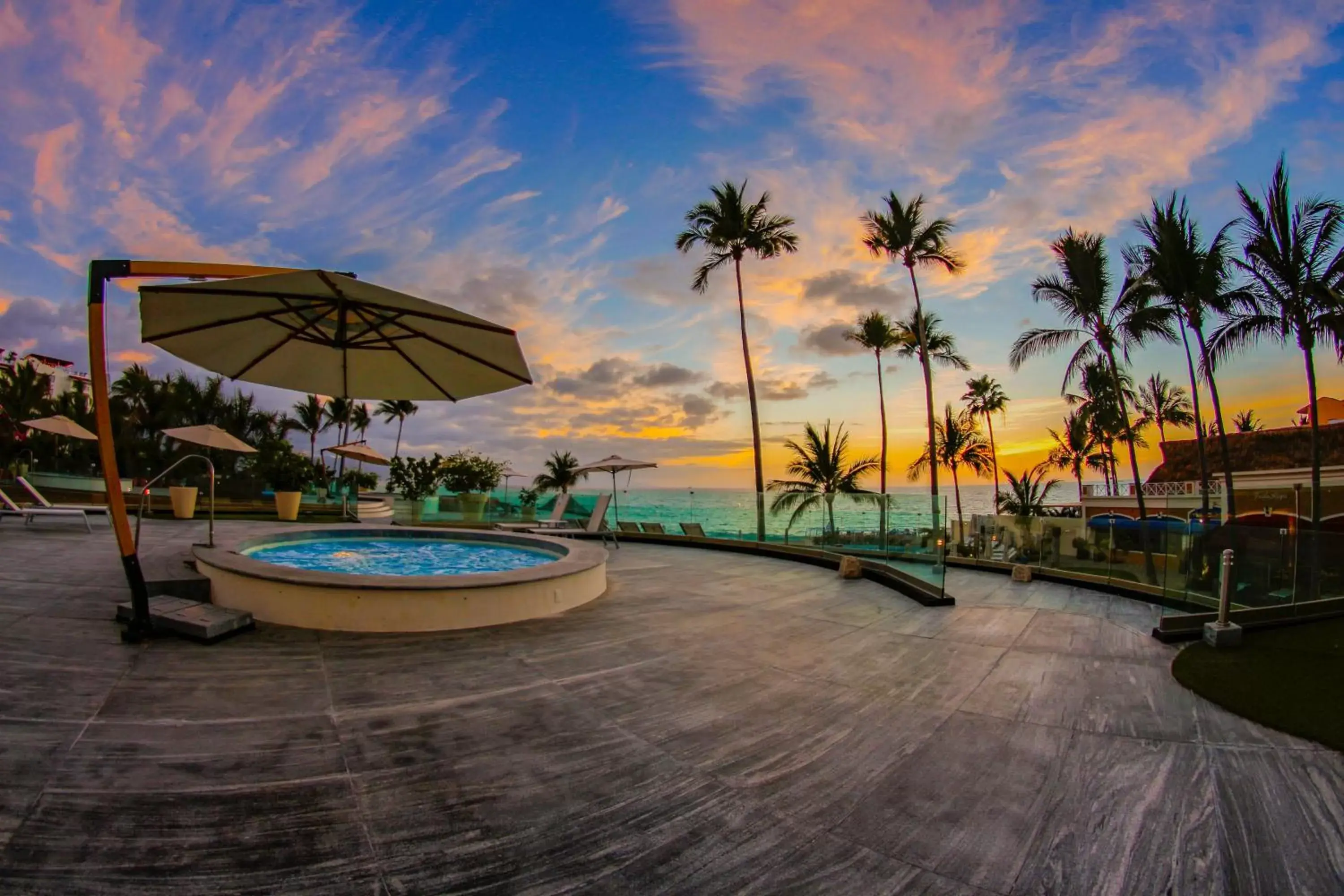 Landmark view, Swimming Pool in Sunset Plaza Beach Resort Puerto Vallarta All Inclusive