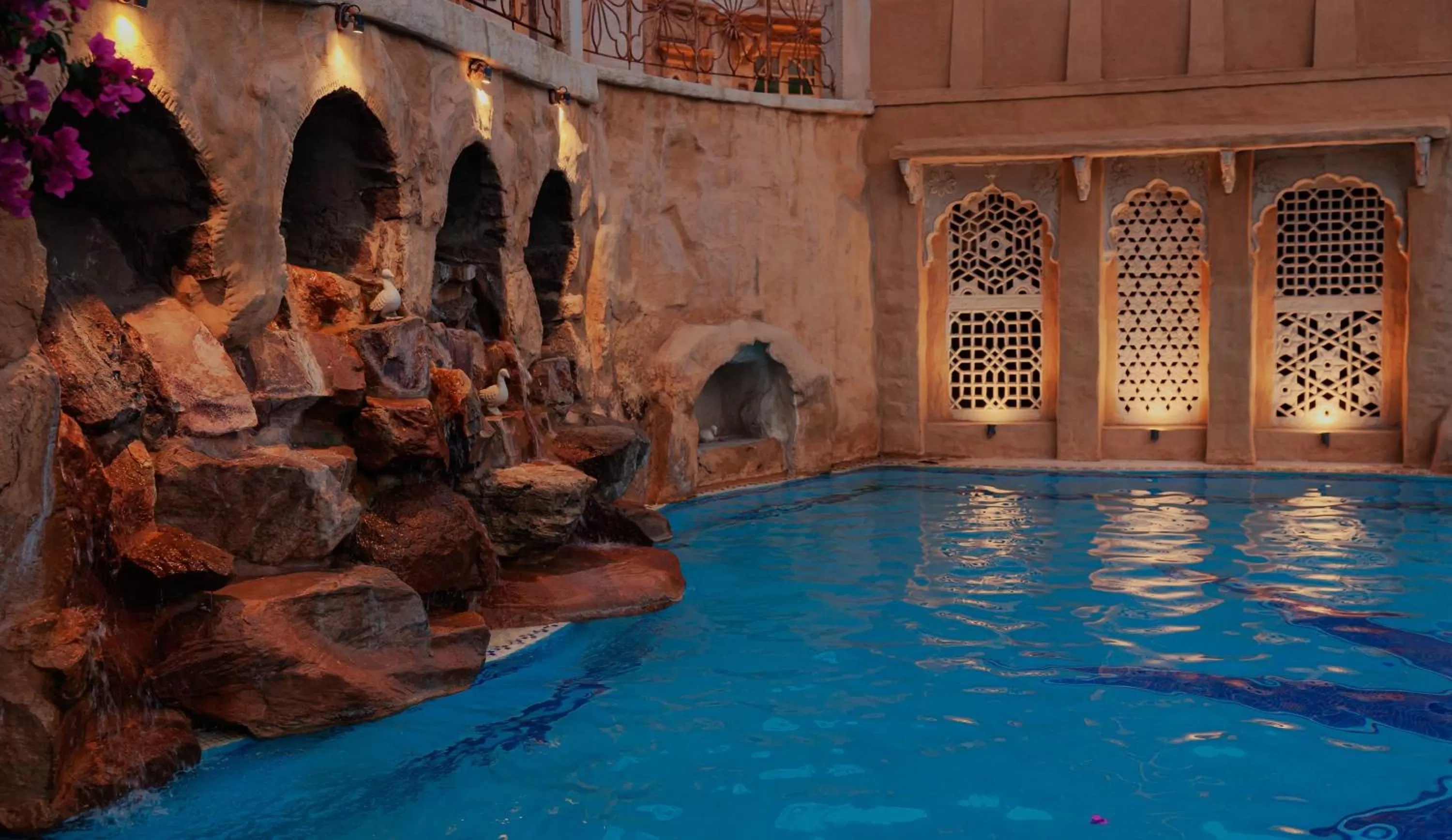 Swimming pool in Ajit Bhawan - A Palace Resort
