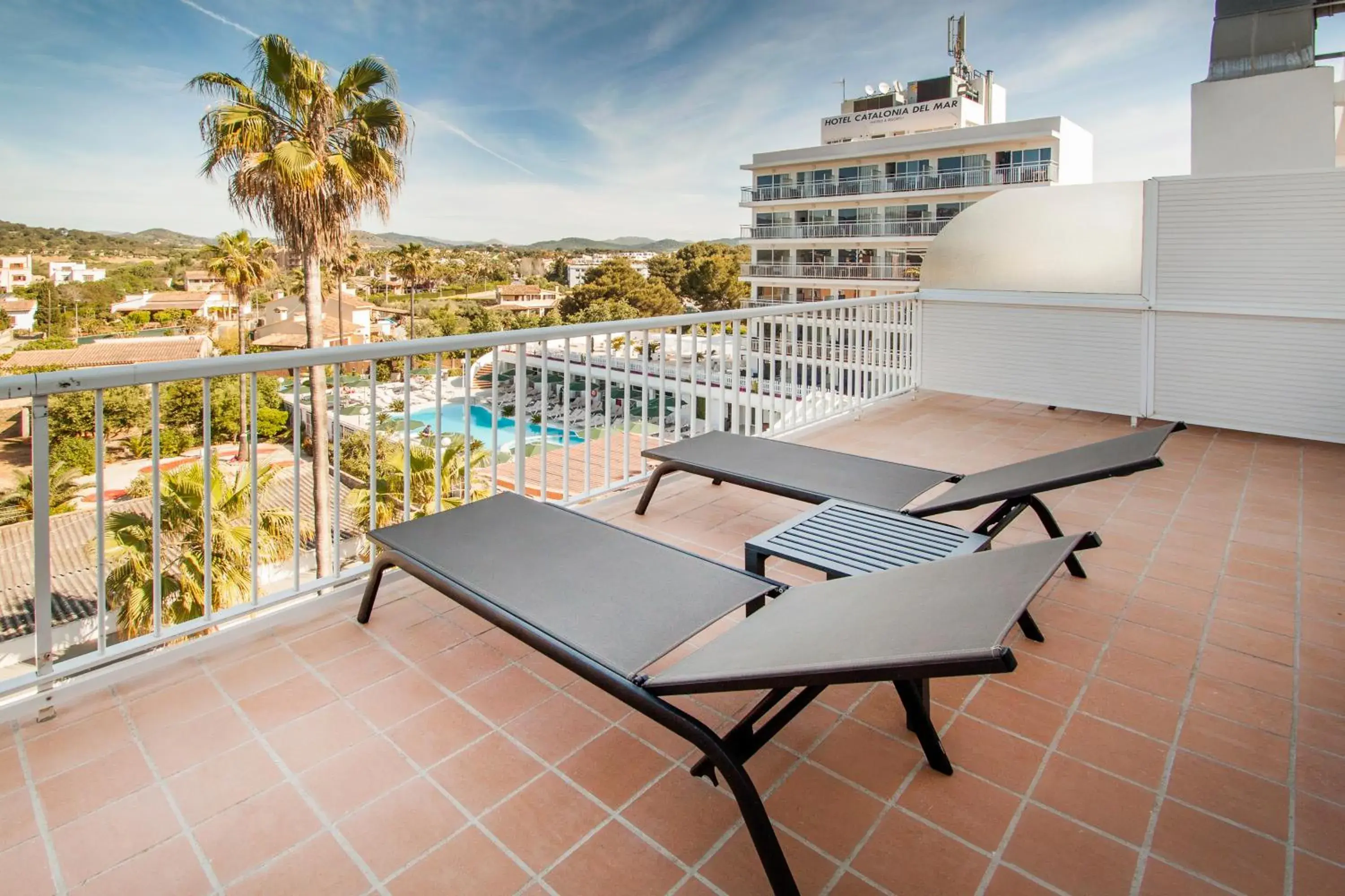 Balcony/Terrace in Catalonia del Mar - Adults Only