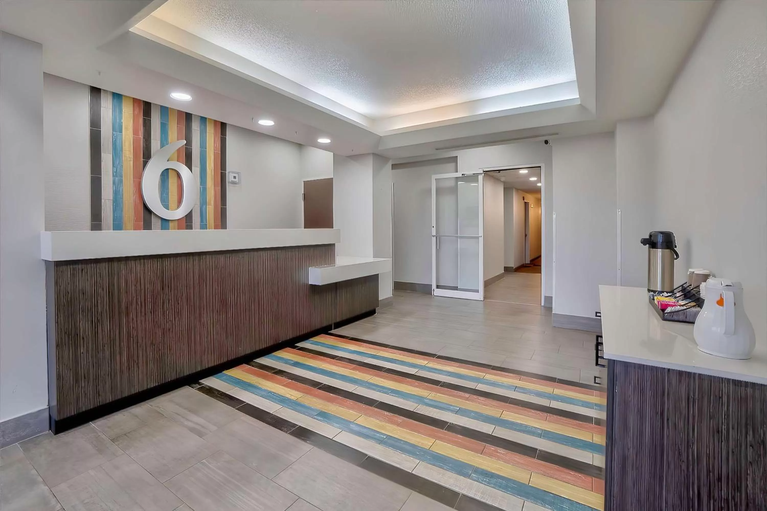 Lobby or reception in Motel 6-Denison, TX
