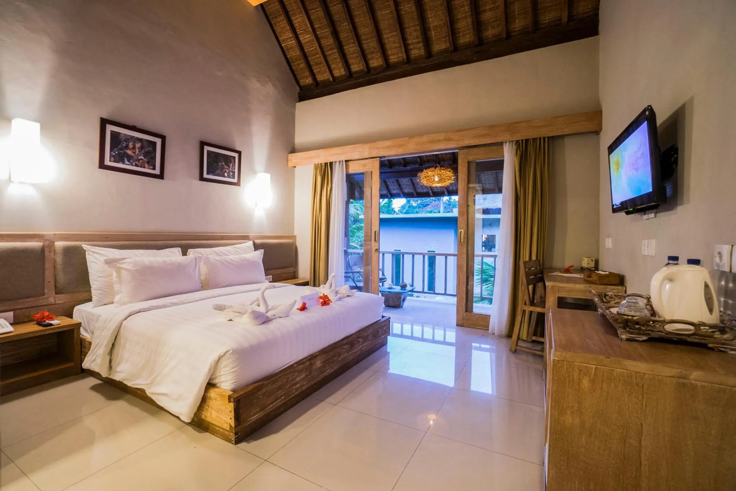 Bed in Tetirah Boutique Hotel