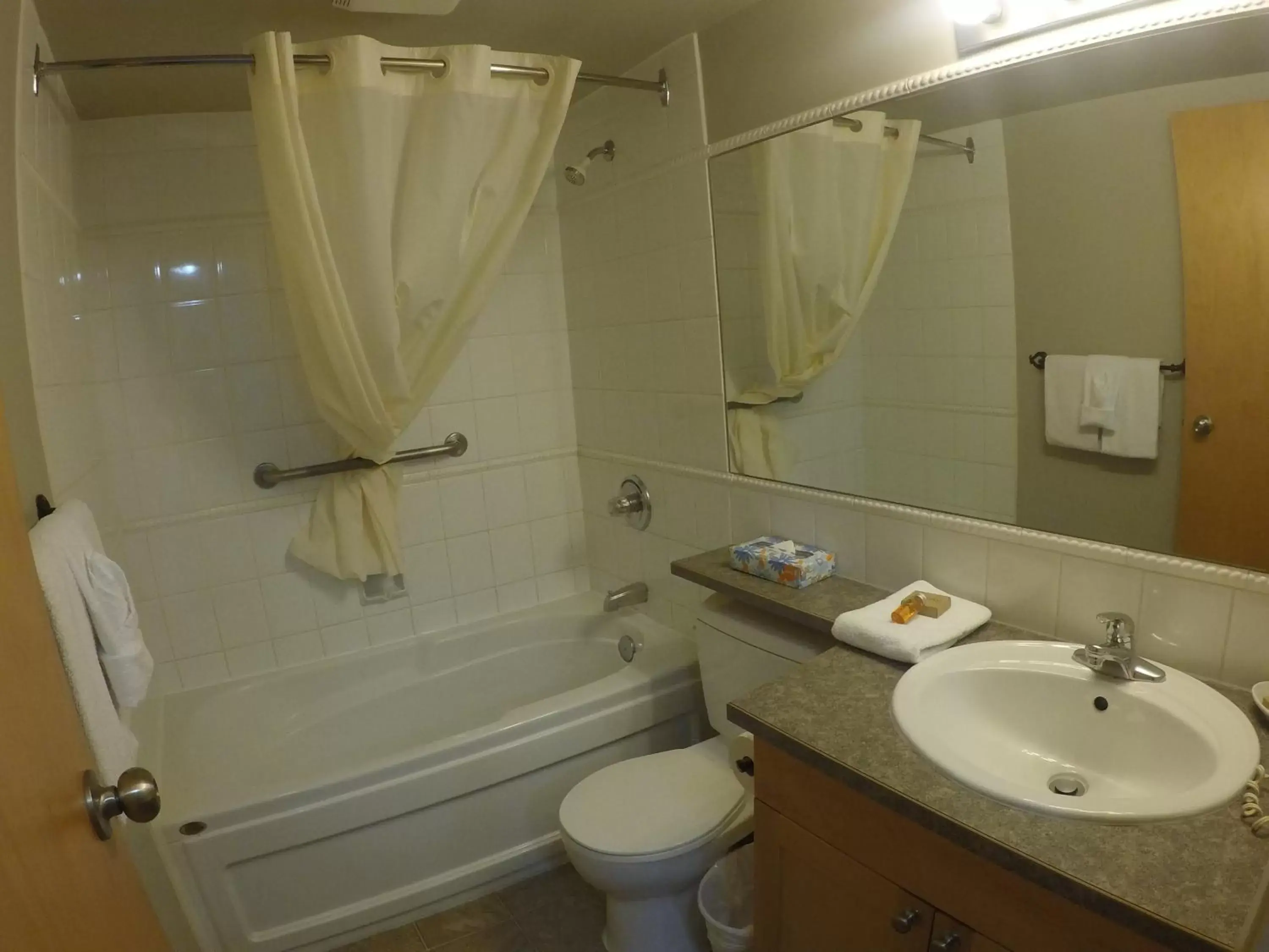 Bathroom in Panorama Vacation Retreat at Horsethief Lodge