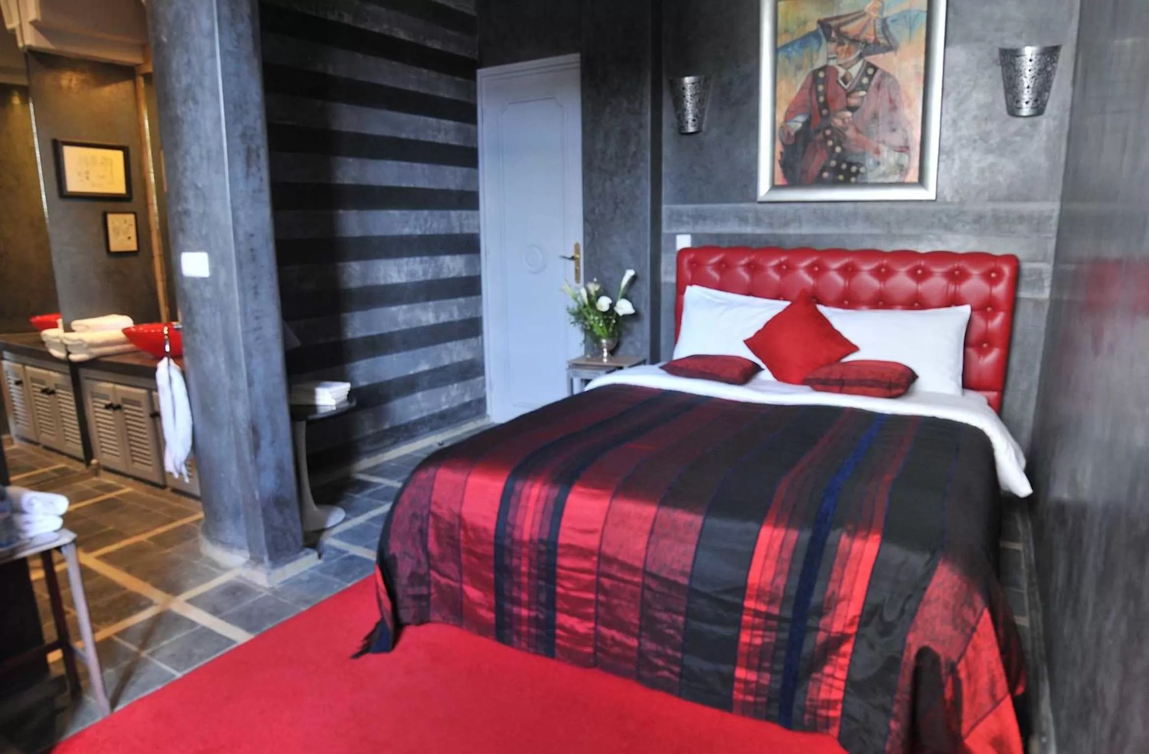 Bedroom, Bed in La Maison de Tanger