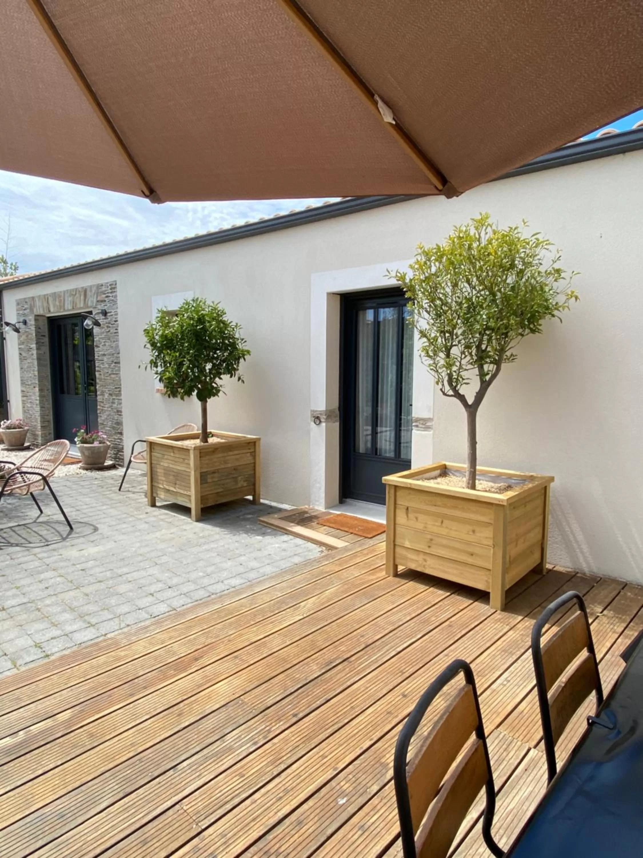Balcony/Terrace in Céline et Olivier
