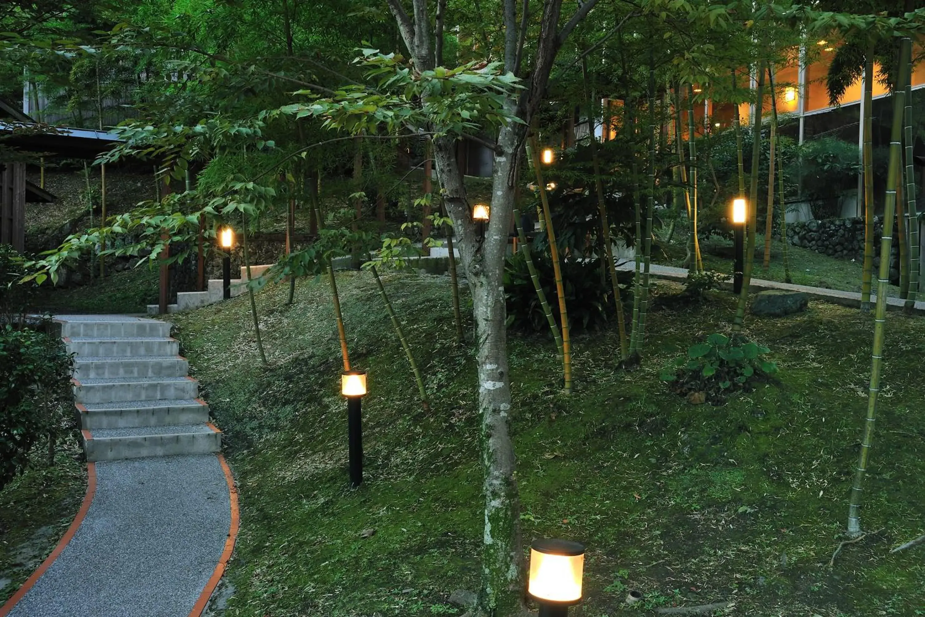 Area and facilities, Garden in Ryochiku Bettei Hotel