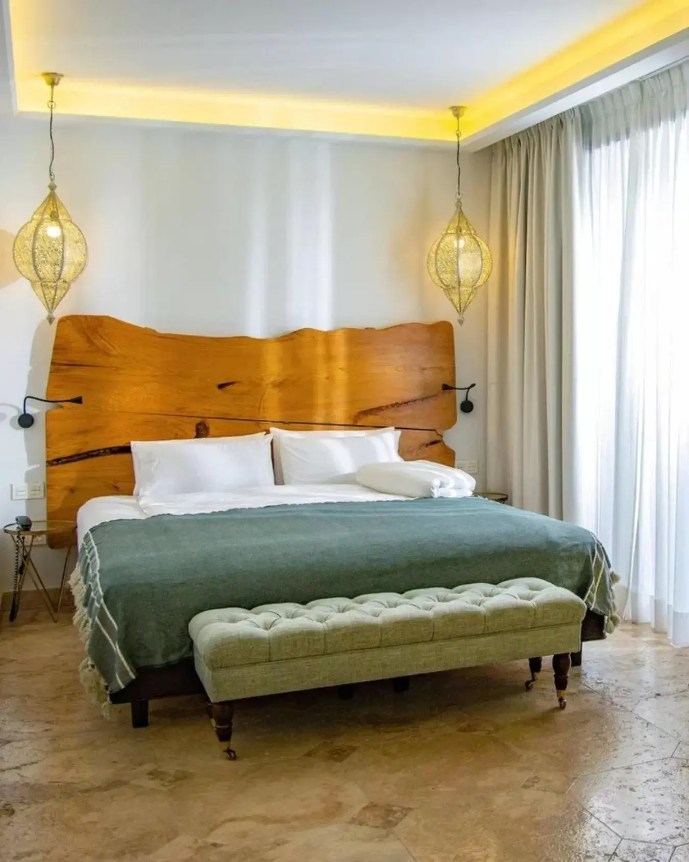 Bed in Sierra Blanca Resort and Spa