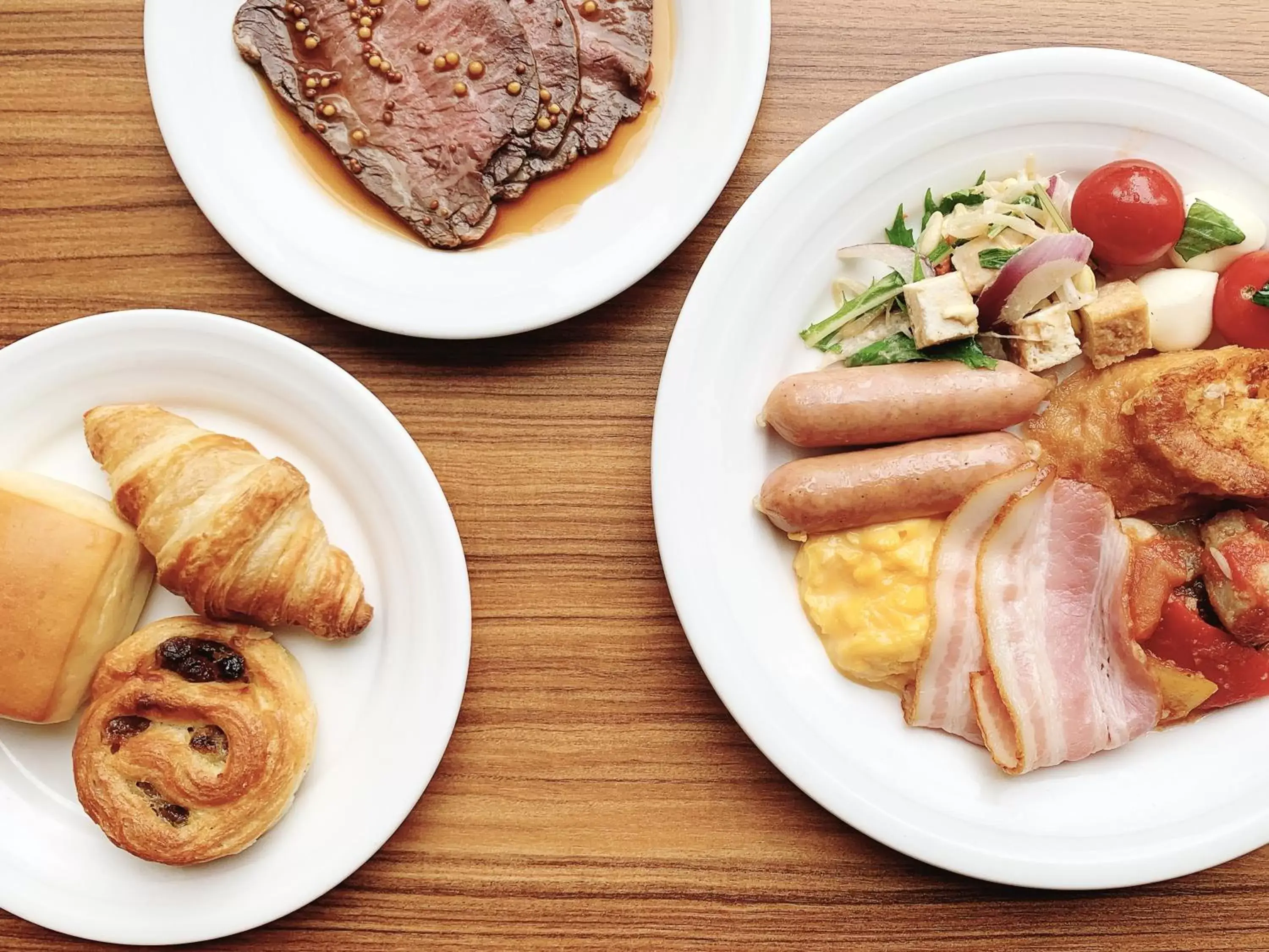 Buffet breakfast, Food in Akihabara Washington Hotel