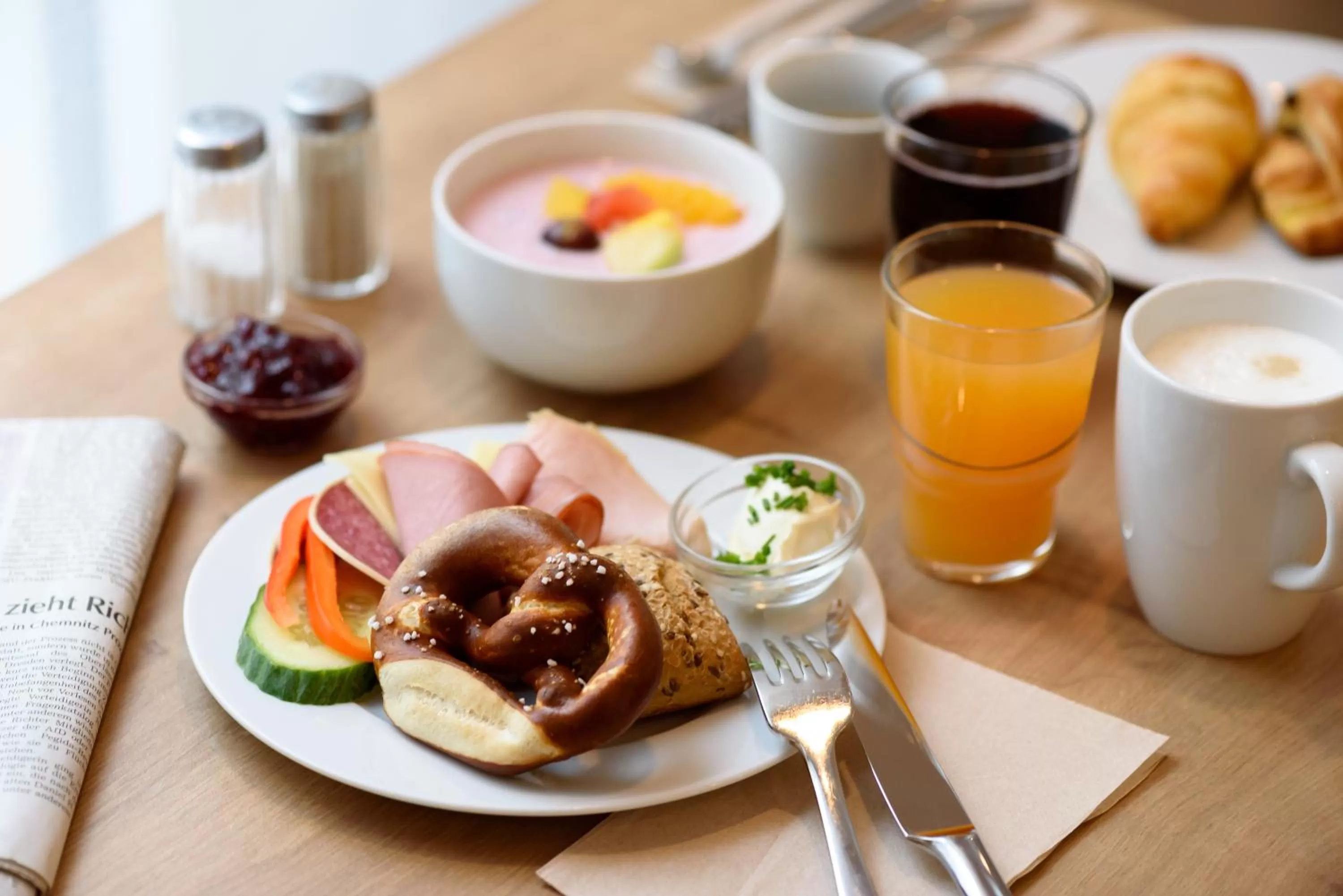 Continental breakfast in Holiday Inn Express Augsburg by IHG