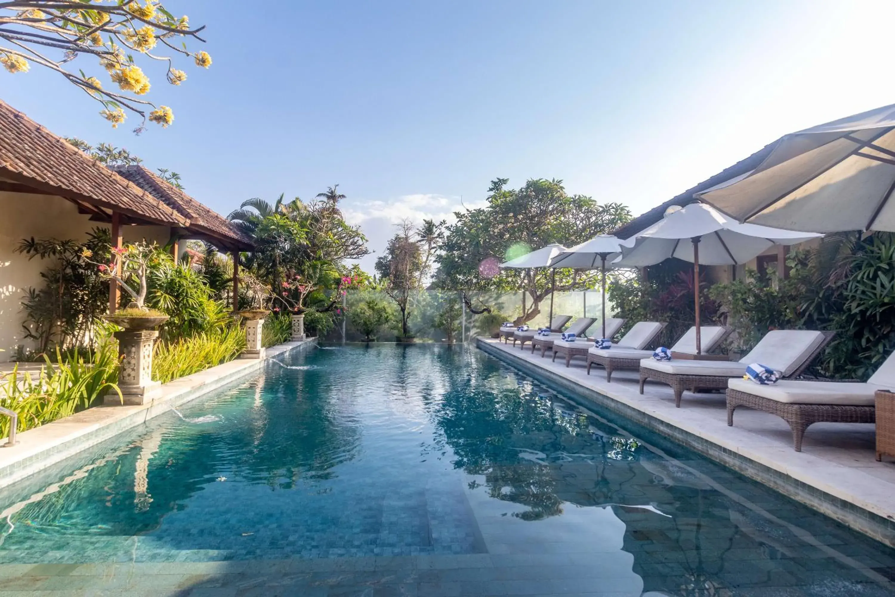 Swimming Pool in Aleesha Villas and Suites