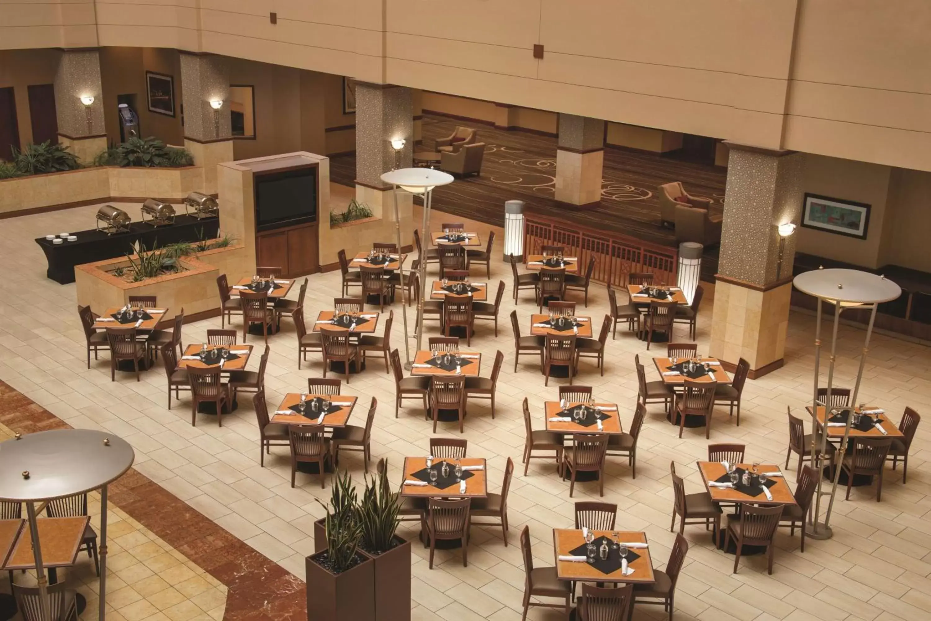 Lobby or reception, Restaurant/Places to Eat in Embassy Suites by Hilton Nashville South Cool Springs
